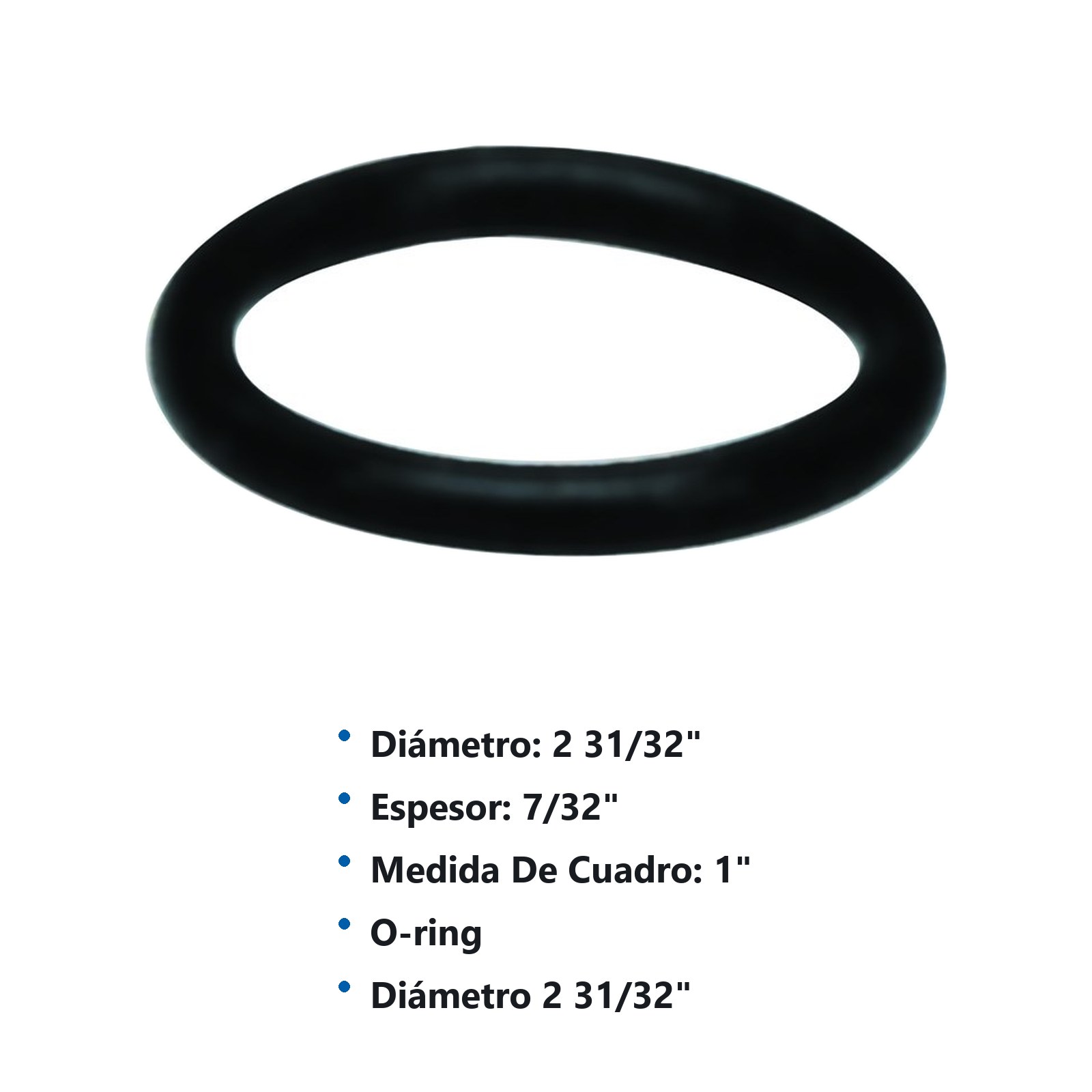 O-ring para dado de impacto cuadro de 1", 2-31/32" Urrea - Imagen 3