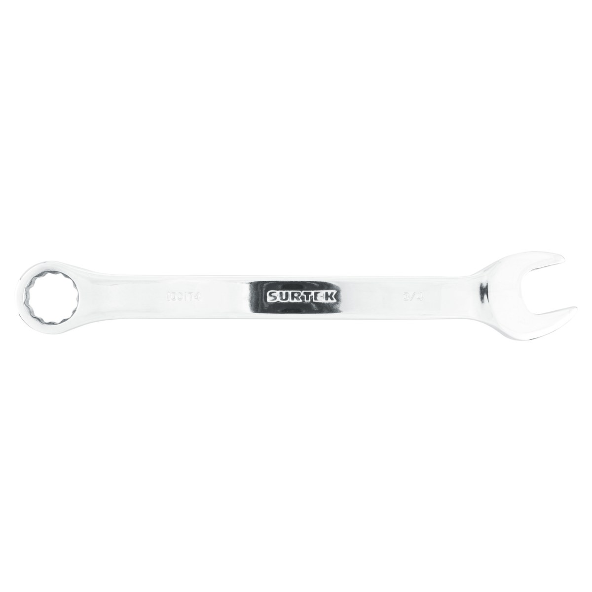 Llave combinada pulido espejo en pulgadas, 12 puntas, 3/4" Surtek - Imagen 2