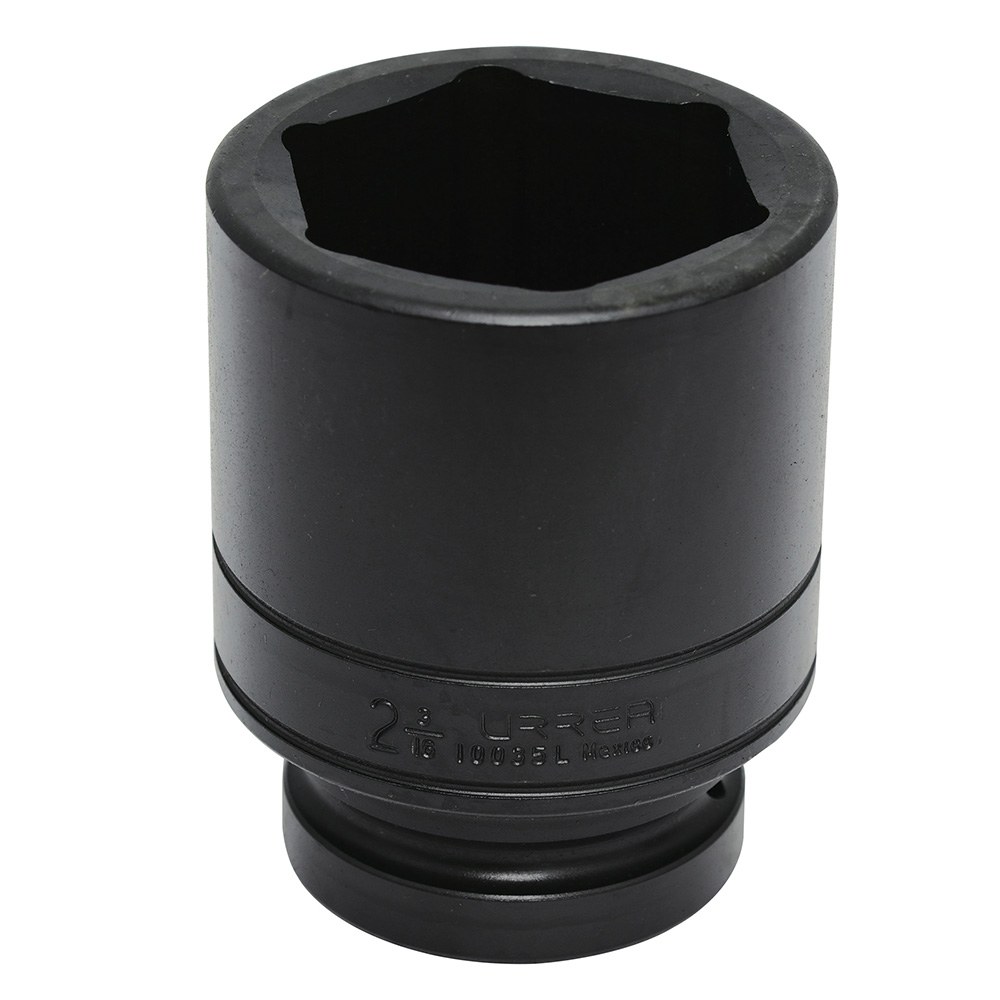 Dado de impacto largo cuadro de 1", 6 puntas, en pulgadas, 2-3/16" Urrea