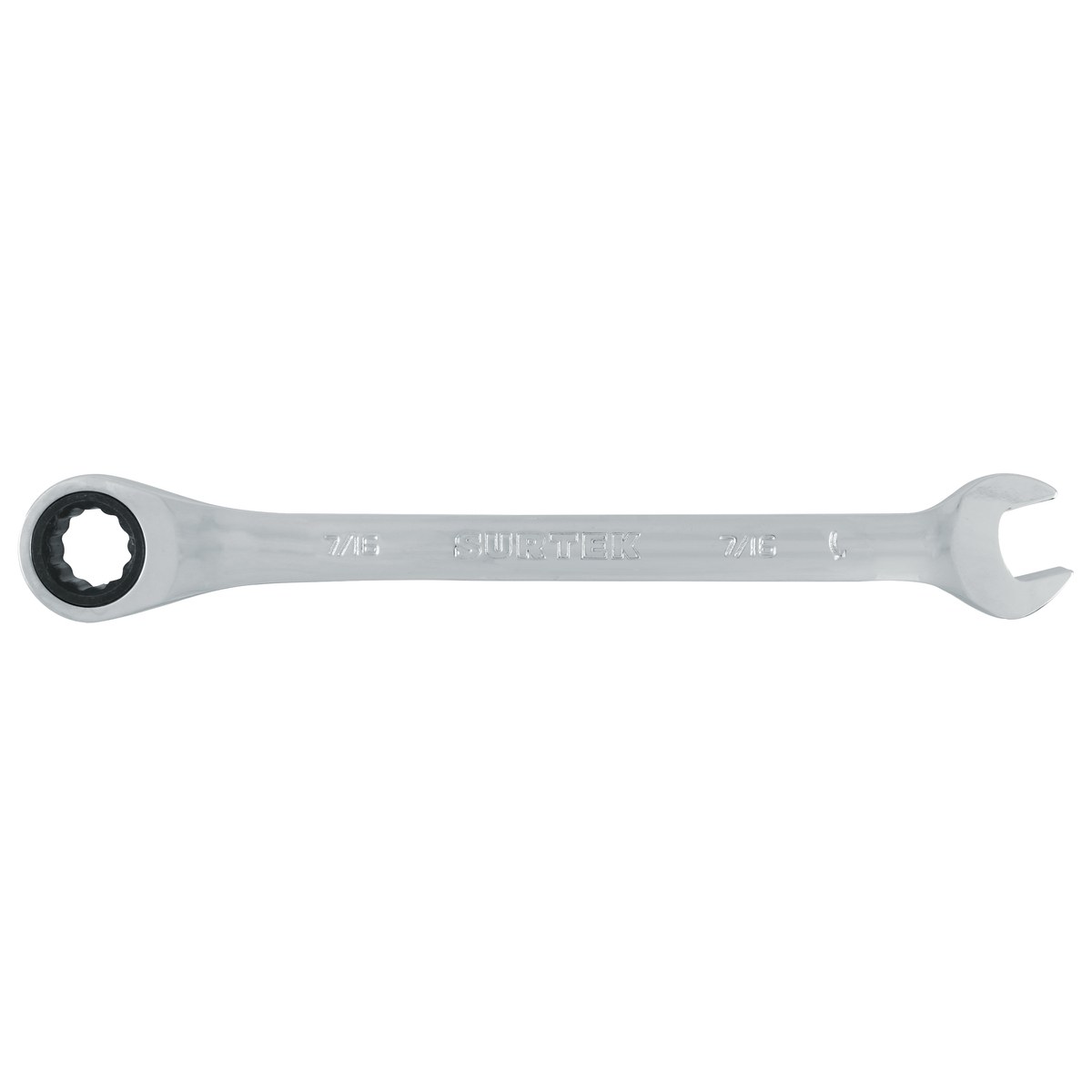 Llave combinada pulido espejo de matraca en pulgadas, 12 puntas, 7/16" Surtek - Imagen 2