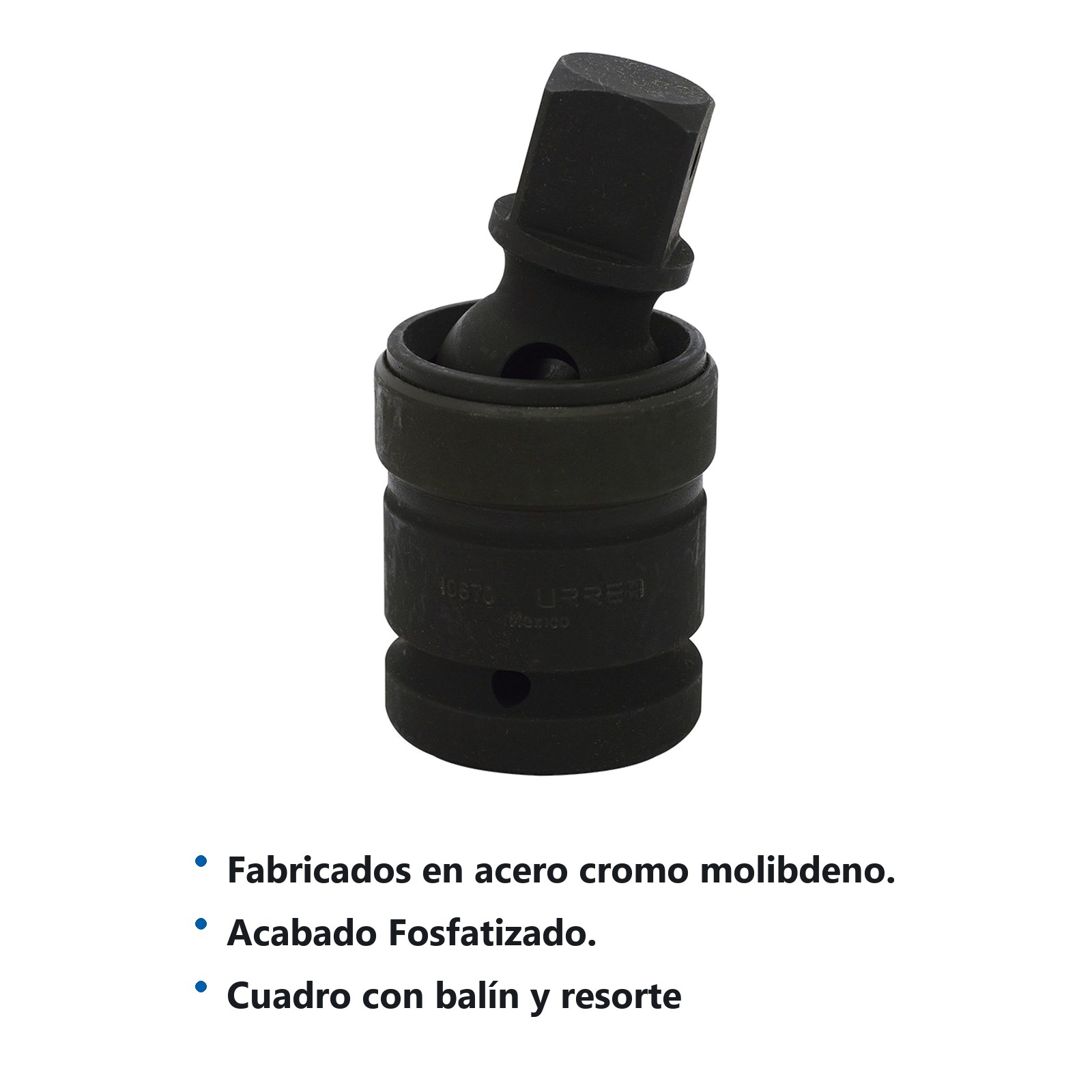 Nudo universal para dado de impacto con balín cuadro de 1", 5-1/4" Urrea - Imagen 2