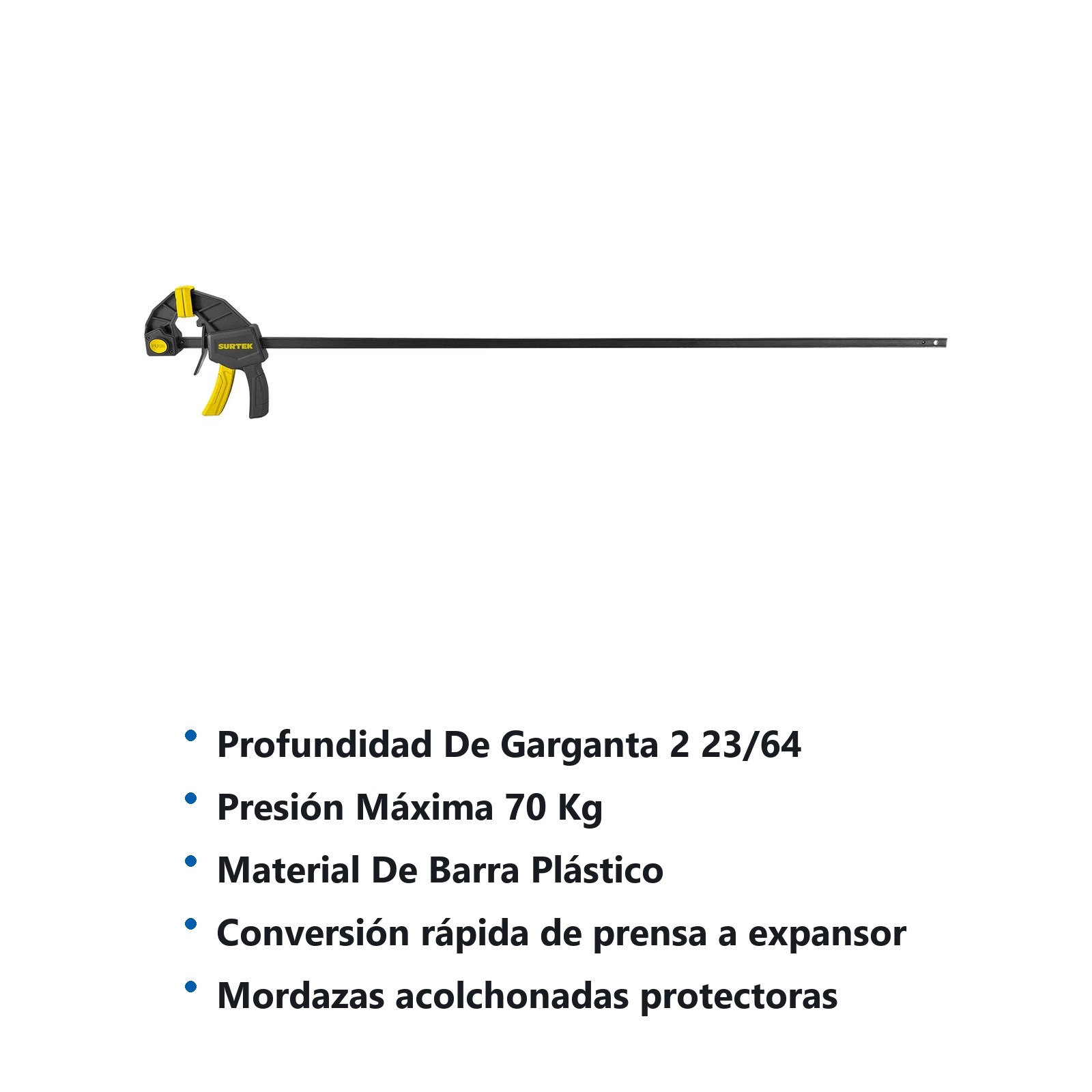 Prensa plástica de barra 30" Surtek - Imagen 2