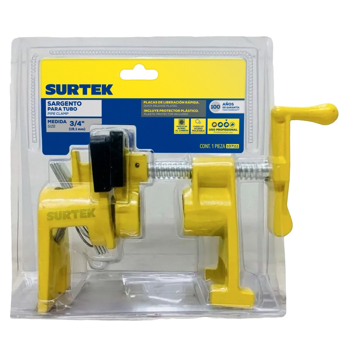 Sargento para tubo de 3/4" Surtek - Imagen 2