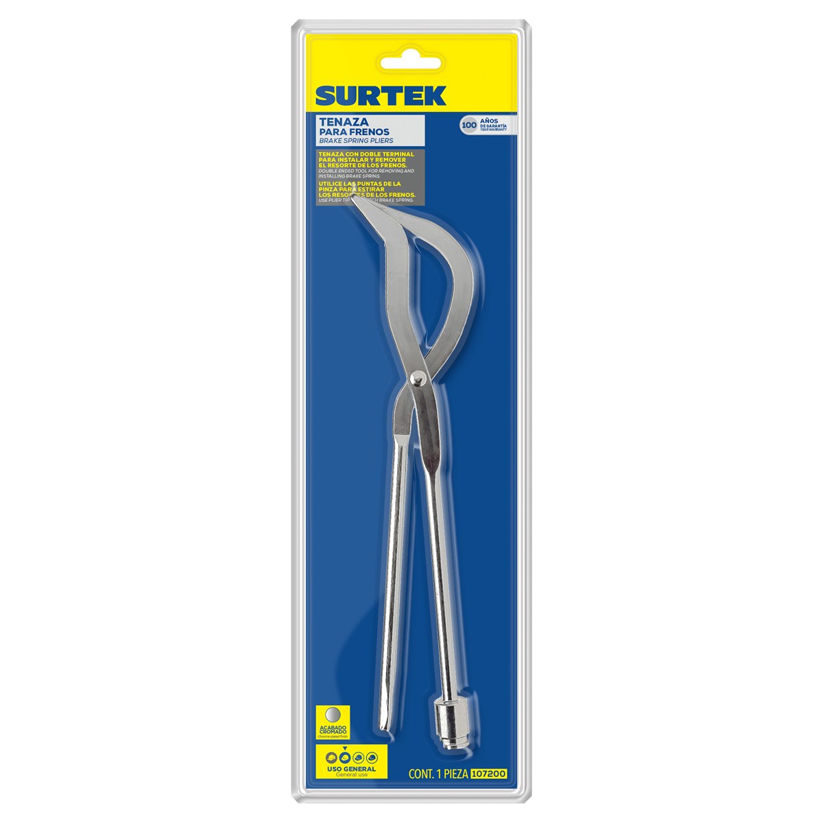 Tenazas para frenos apertura 13/16", longitud 13-3/4" Surtek - Imagen 2