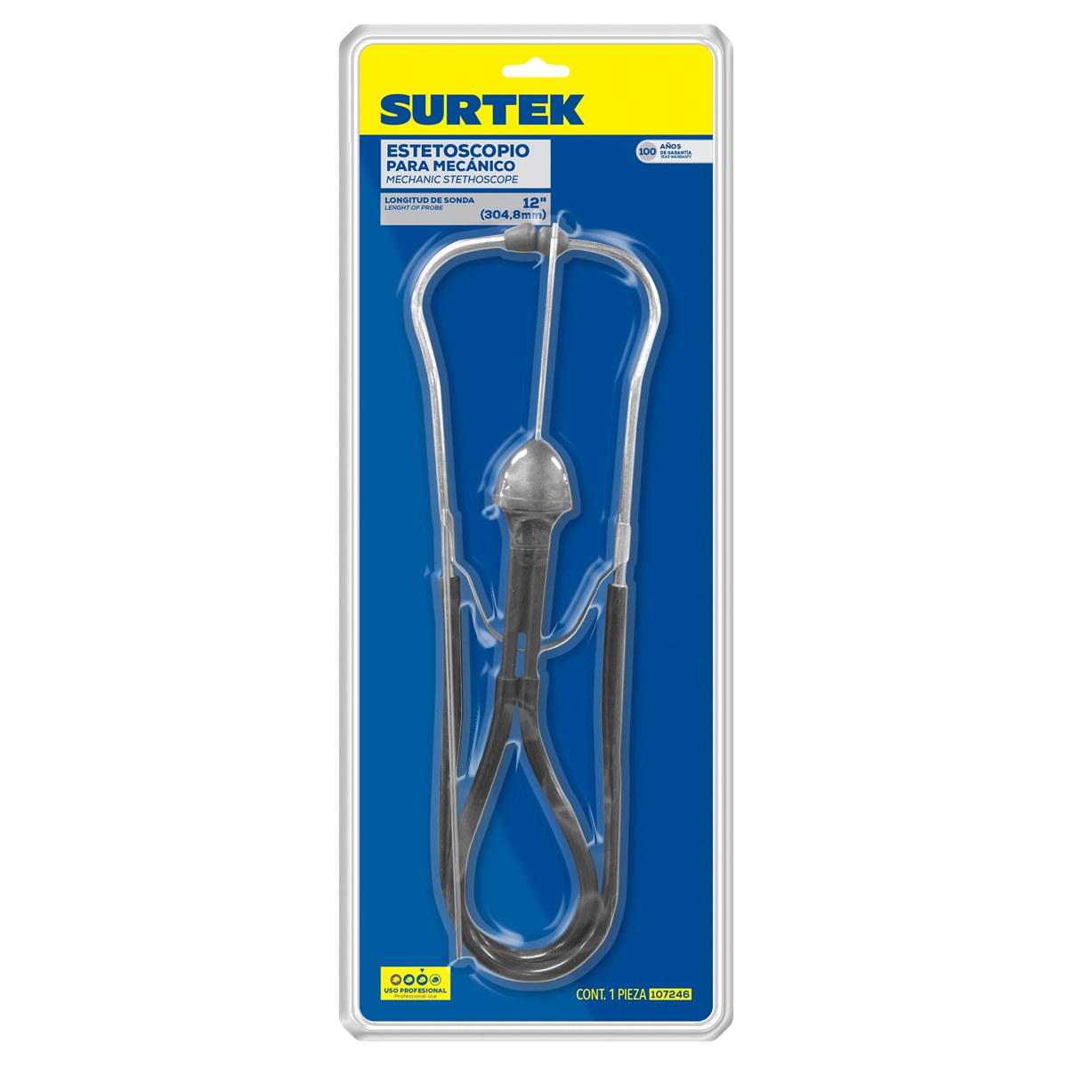 Estetoscopio para mecánico 12" Surtek - Imagen 2