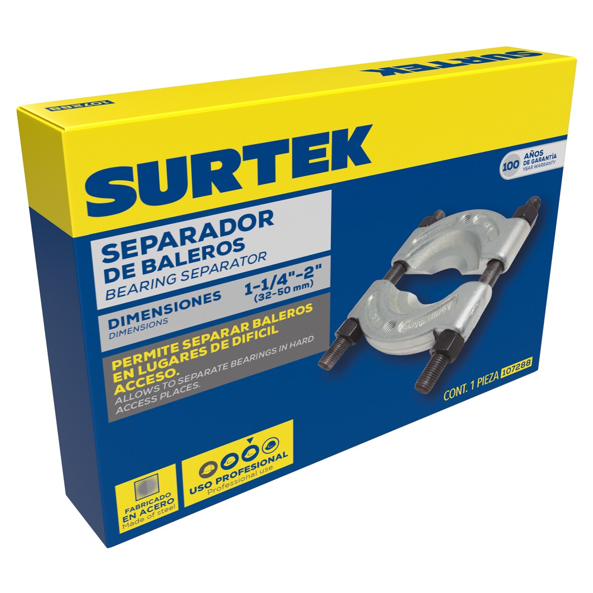 Separador de baleros 1-1/4" a 2-1/4" Surtek - Imagen 2