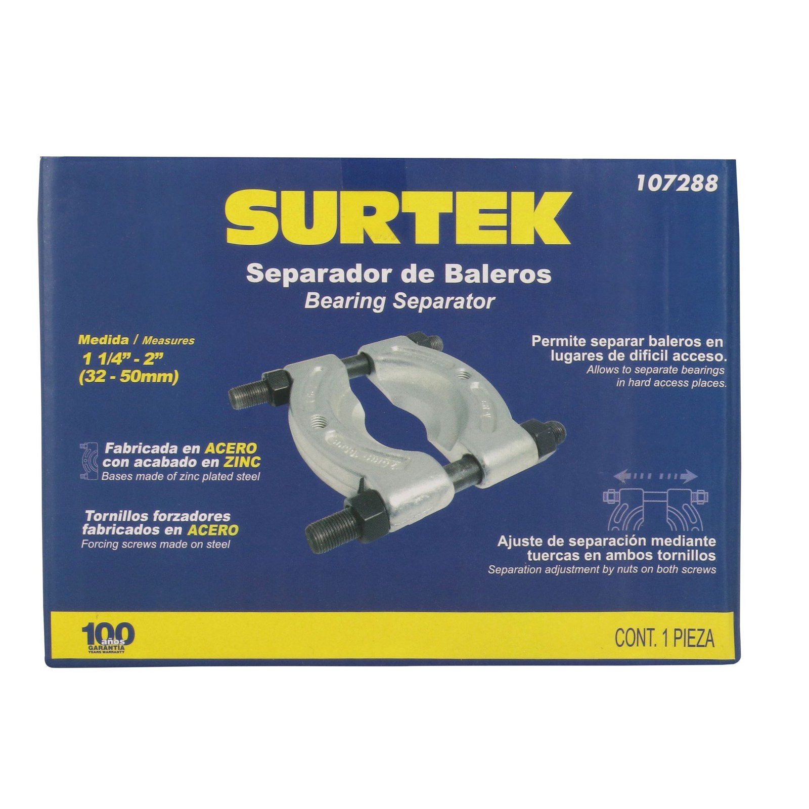 Separador de baleros 1-1/4" a 2-1/4" Surtek - Imagen 3