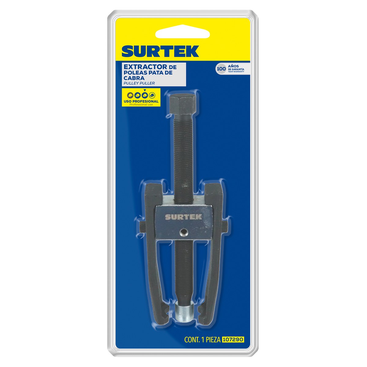 Extractor de poleas "pata de cabra" Surtek - Imagen 2