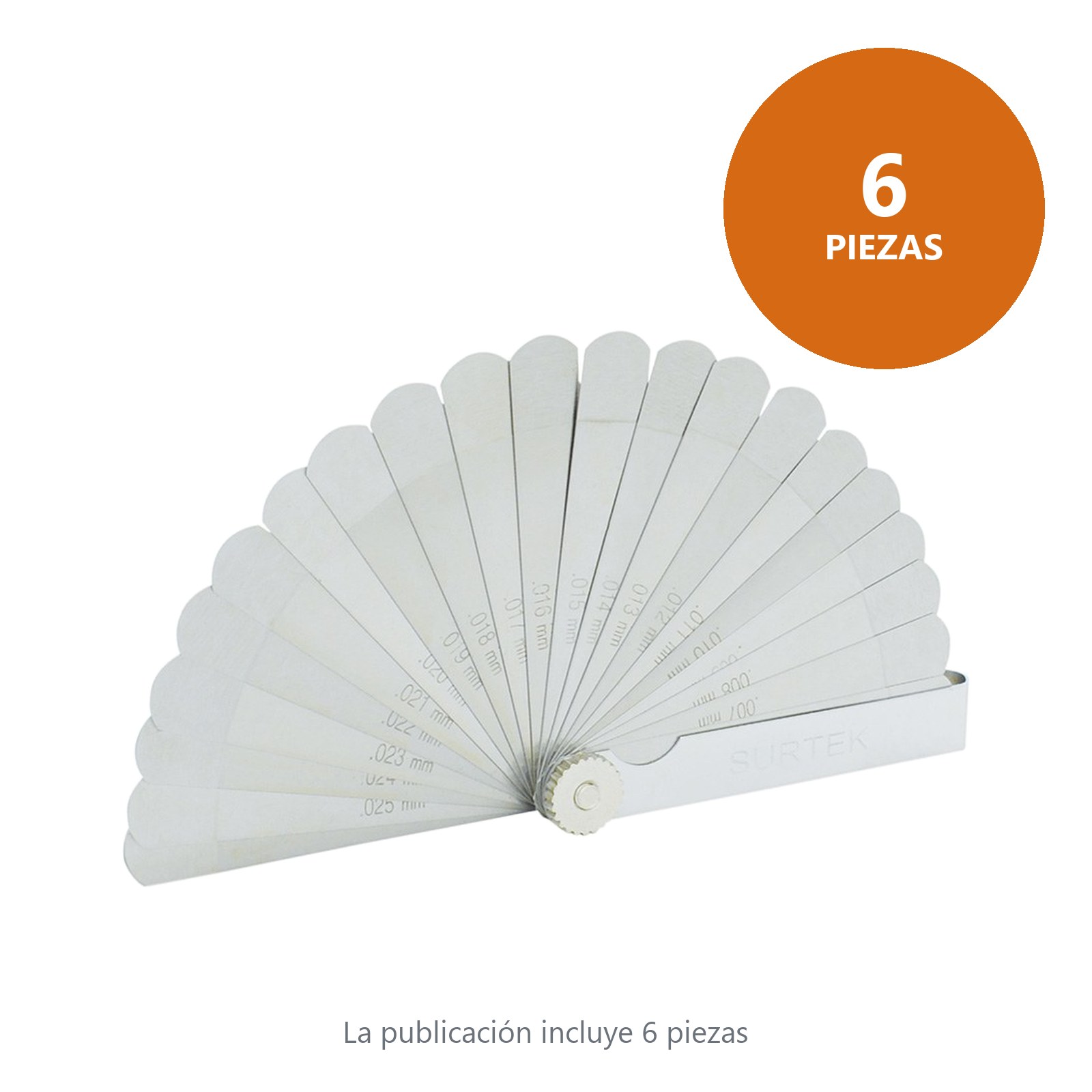 Calibrador go-no-go puntas 22 hojas Surtek - Imagen 2