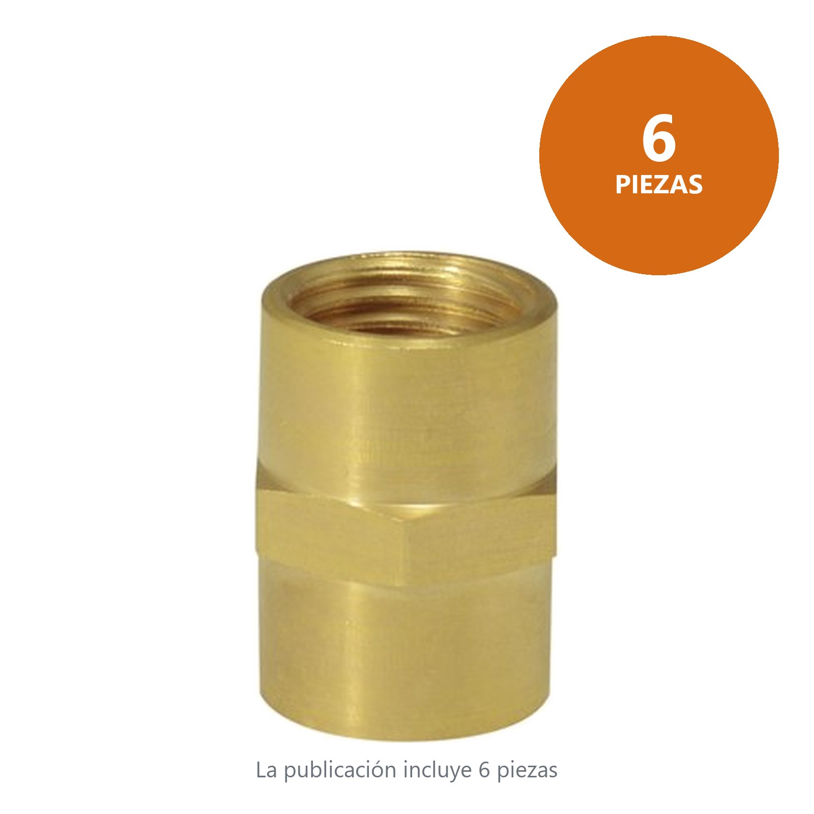 Conector de latón 1/4" NPT, hembra Surtek - Imagen 3