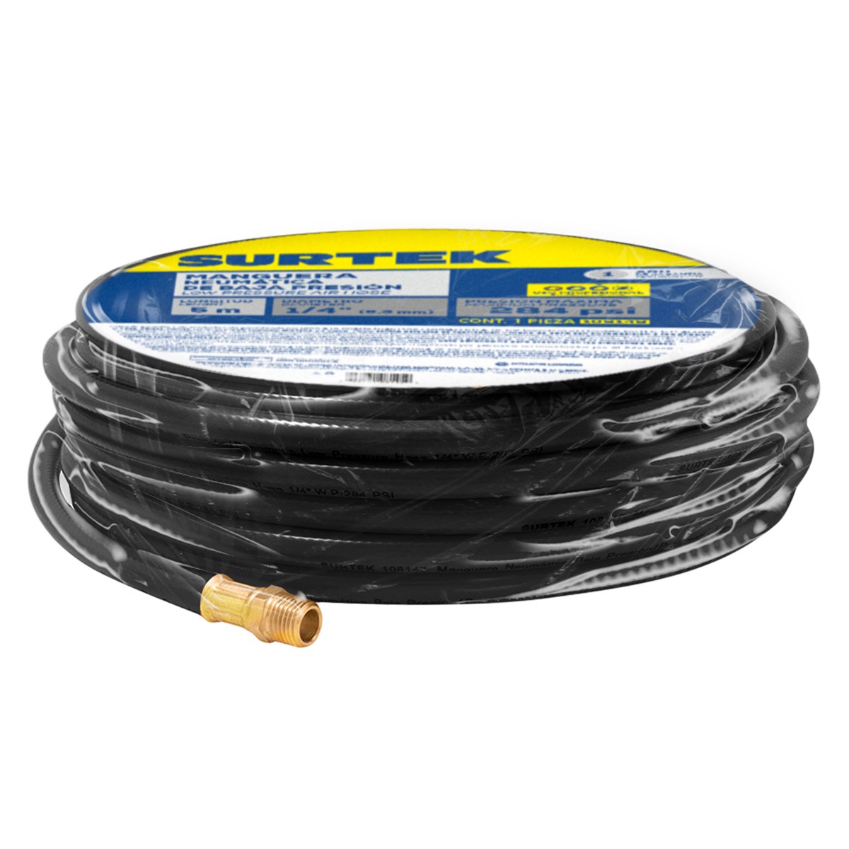 Manguera para aire de alta presion 3/8" x 7.5 m Surtek - Imagen 2