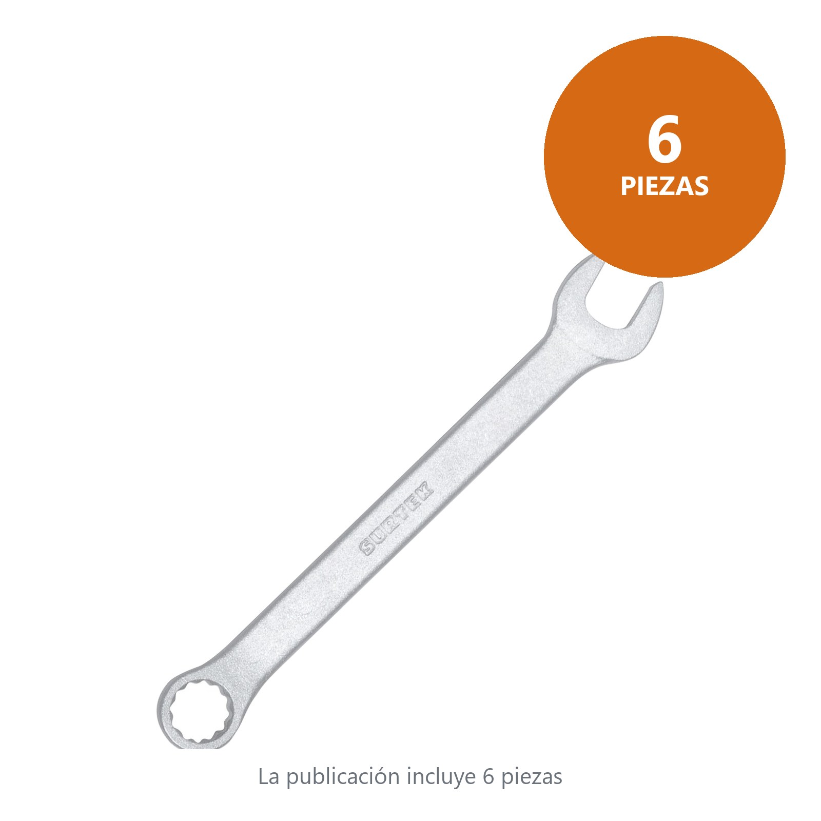 Llave combinada satinada métrica, 12 puntas, 9 mm Surtek - Imagen 2