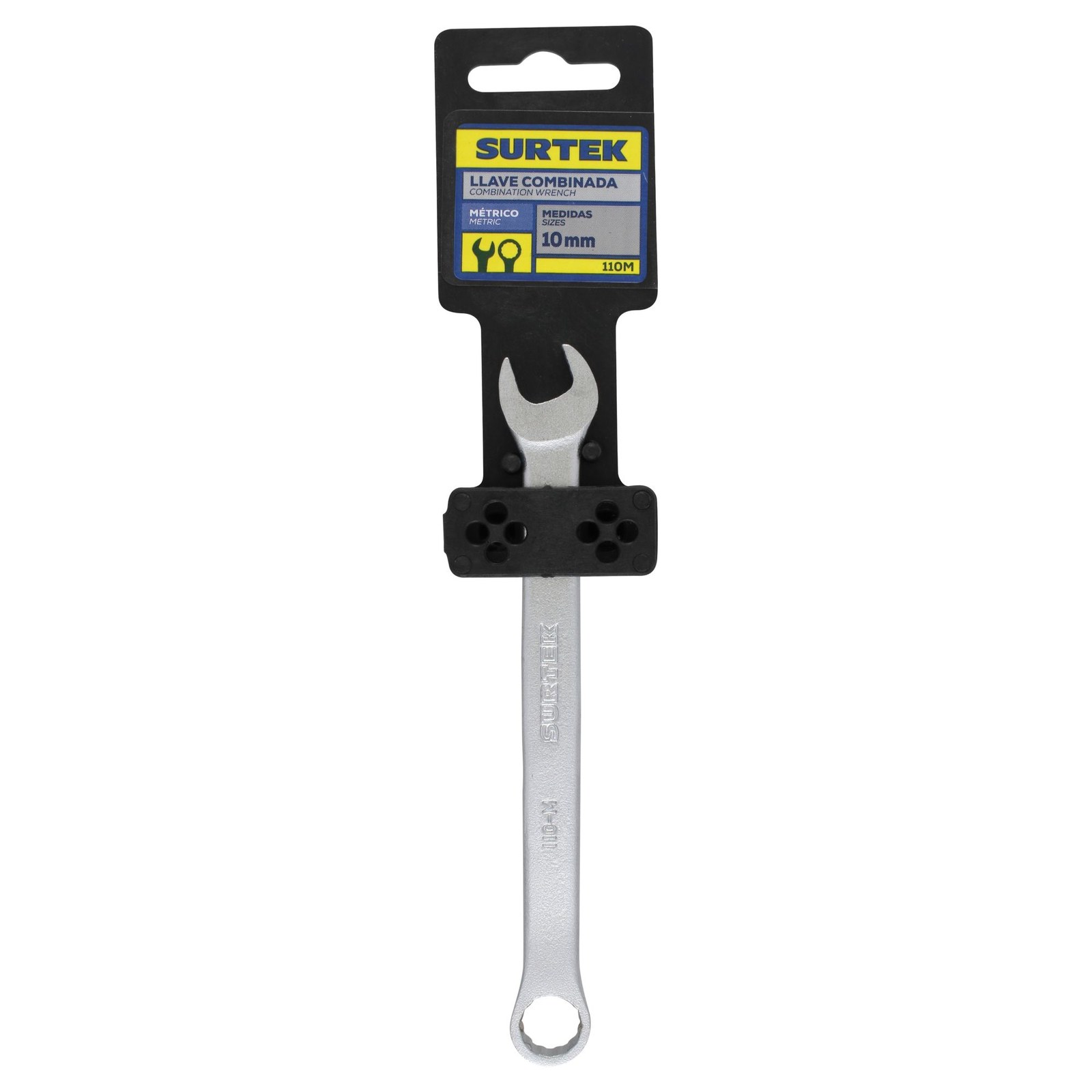 Llave combinada satinada métrica, 12 puntas, 10 mm Surtek - Imagen 2