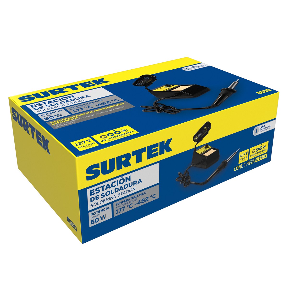 Estación de soldadura 50 W, 127 V Surtek - Imagen 3