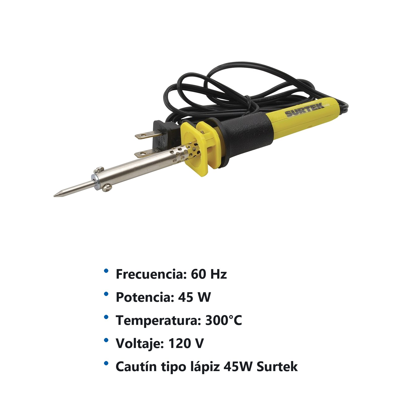Cautín tipo lápiz 45 W, 120 V Surtek - Imagen 3