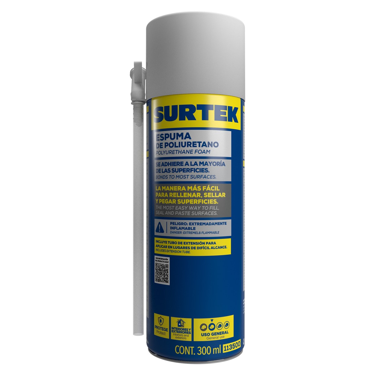 Espuma de poliuretano 300 ml Surtek - Imagen 2