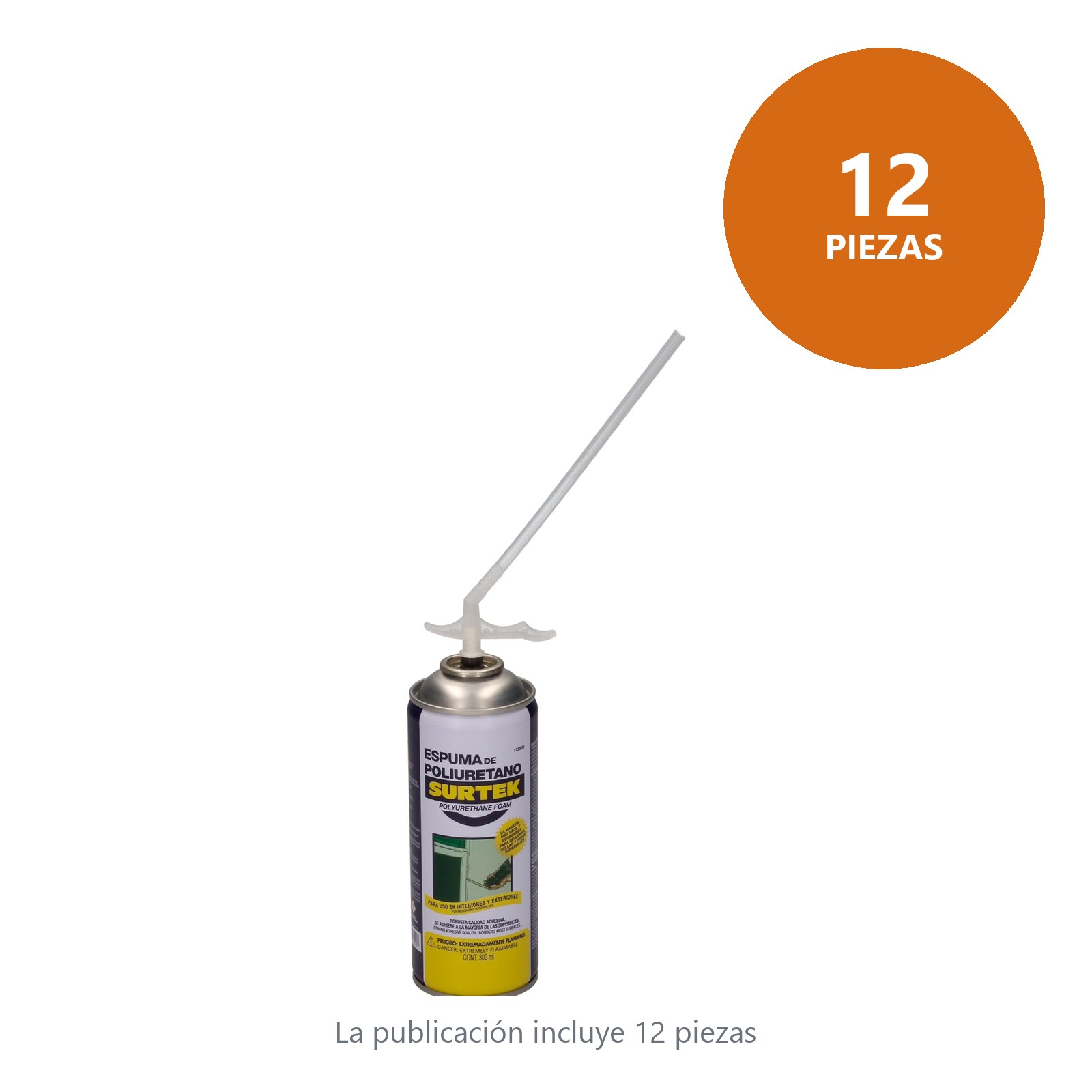 Espuma de poliuretano 300 ml Surtek - Imagen 4