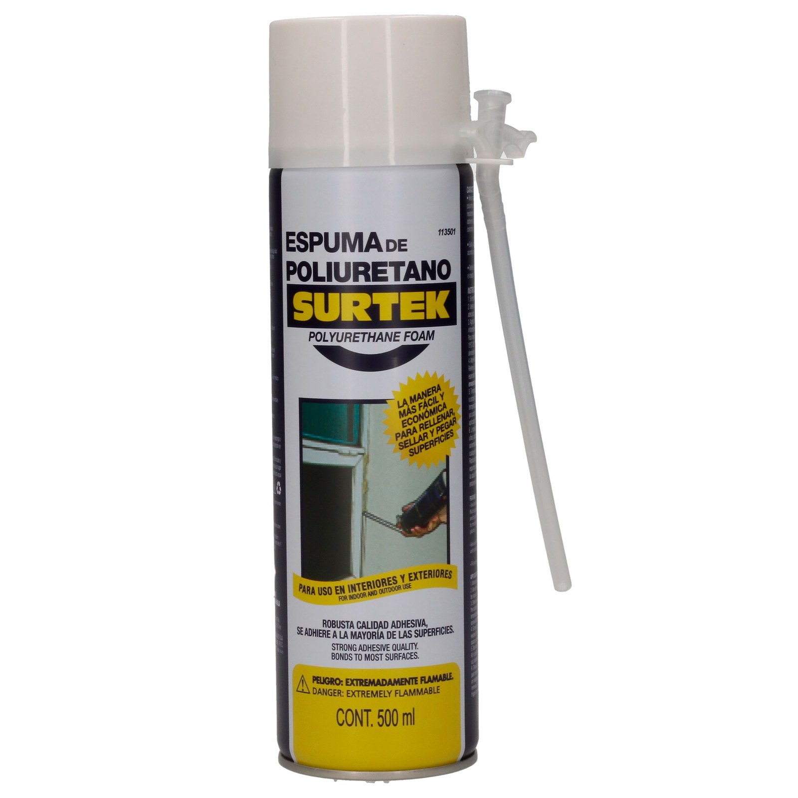 Espuma de poliuretano 500 ml Surtek - Imagen 3