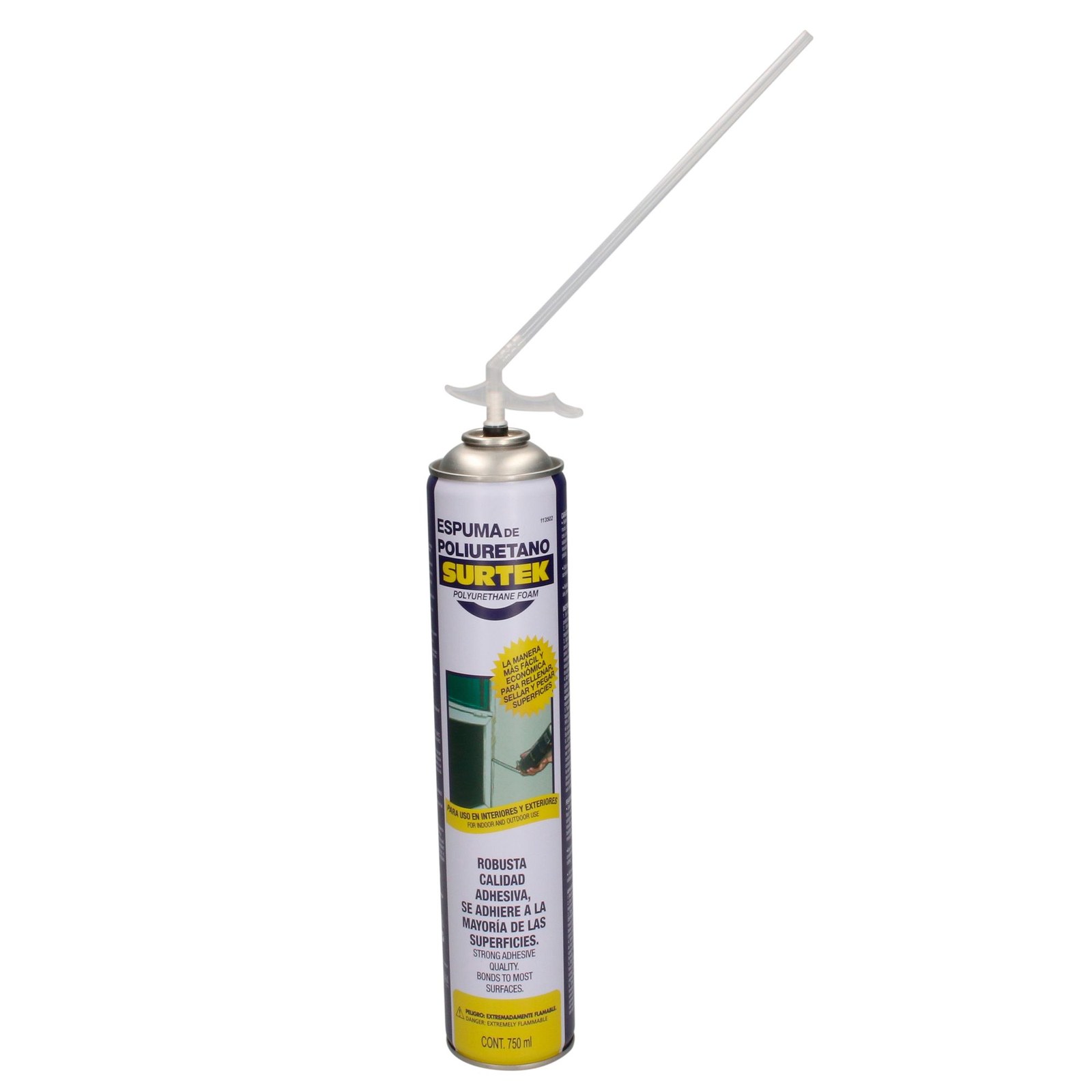 Espuma de poliuretano 750 ml Surtek - Imagen 3