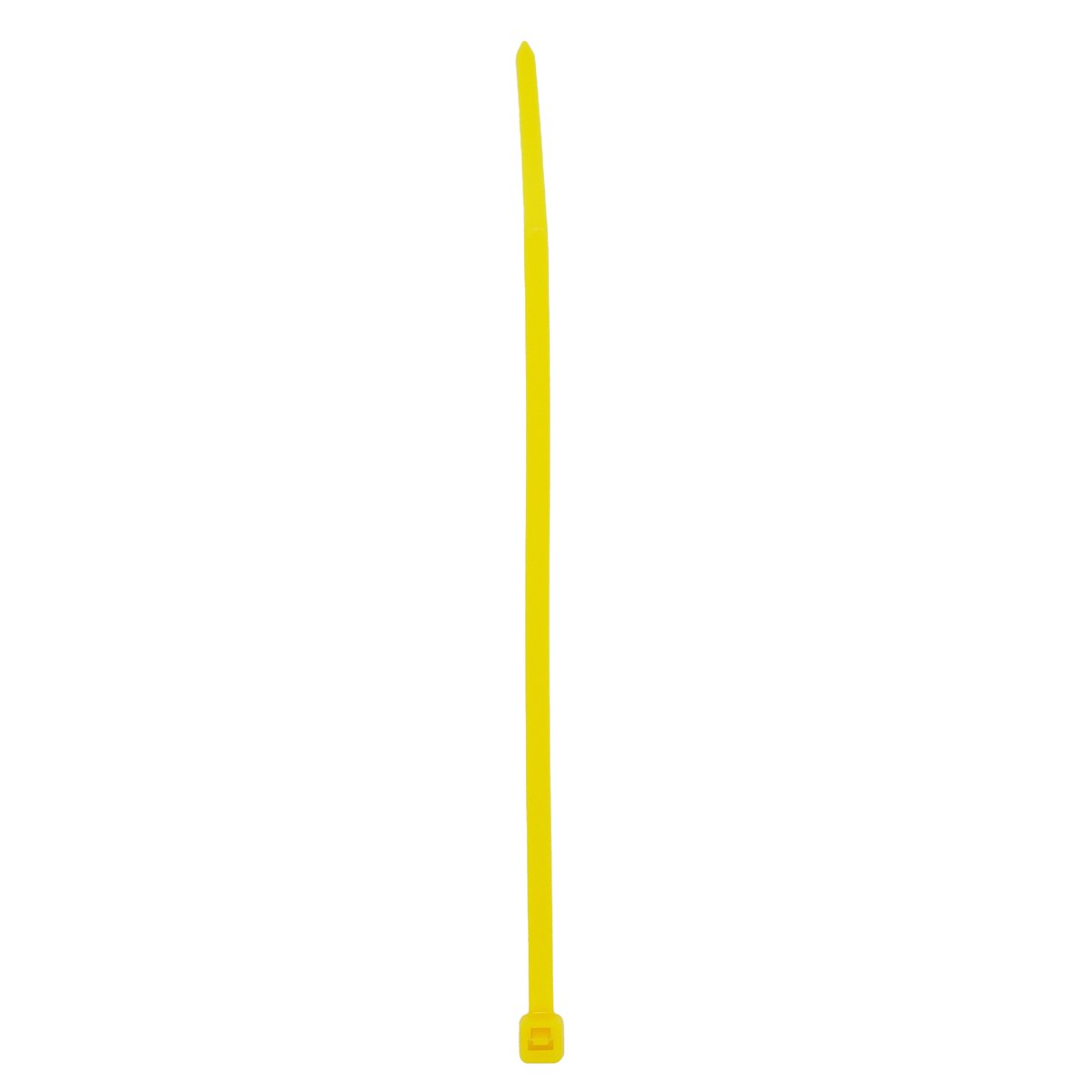 Cinchos plásticos 300 x 4.6 mm, tensión 22 kg de 50 piezas, color amarillo Surtek