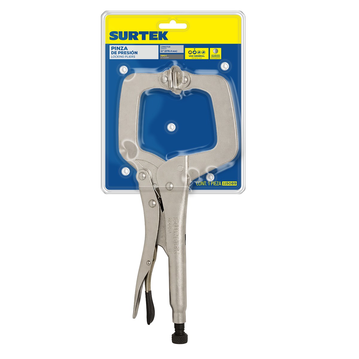 Pinza de presión de 11" tipo "C" Surtek - Imagen 2
