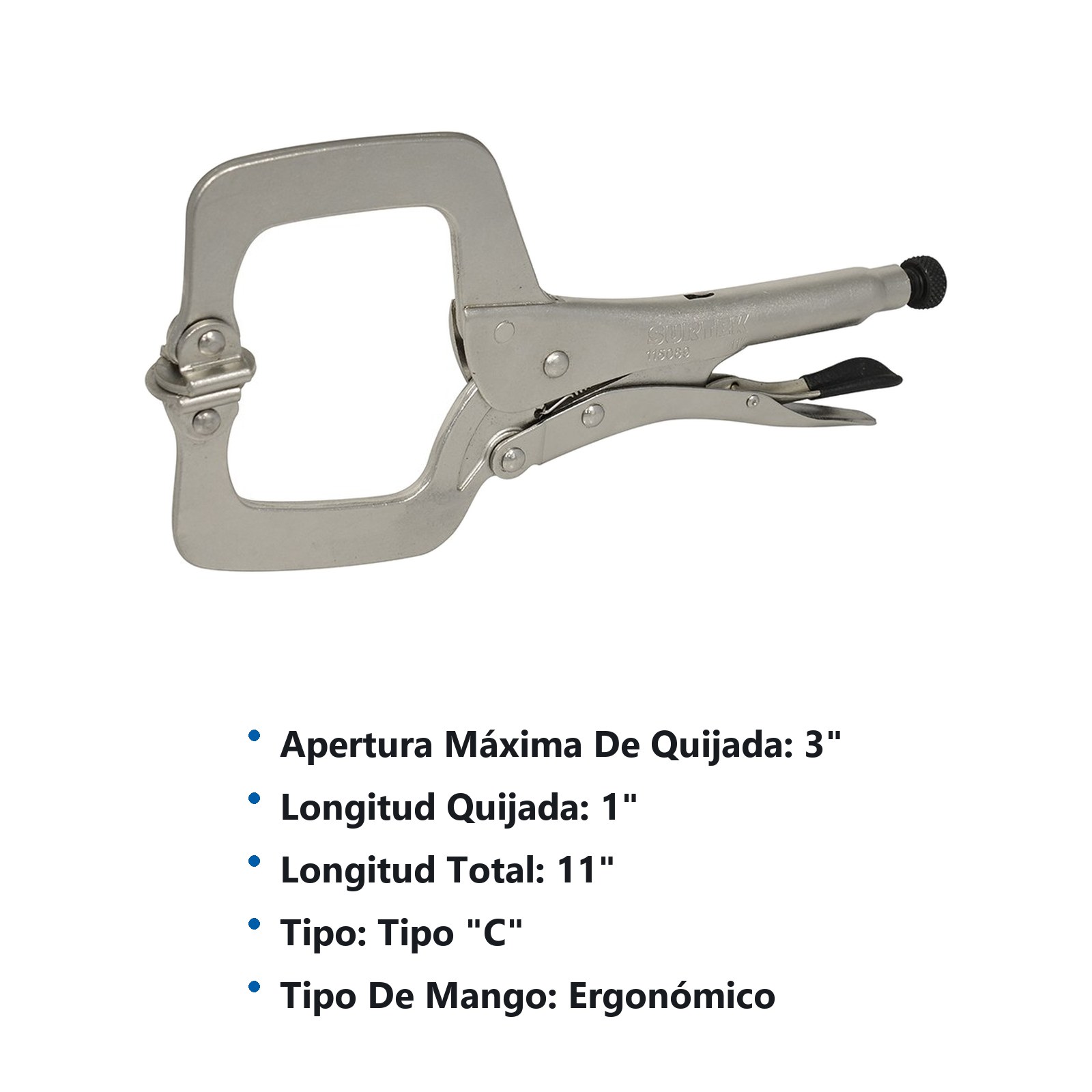 Pinza de presión de 11" tipo "C" Surtek - Imagen 3