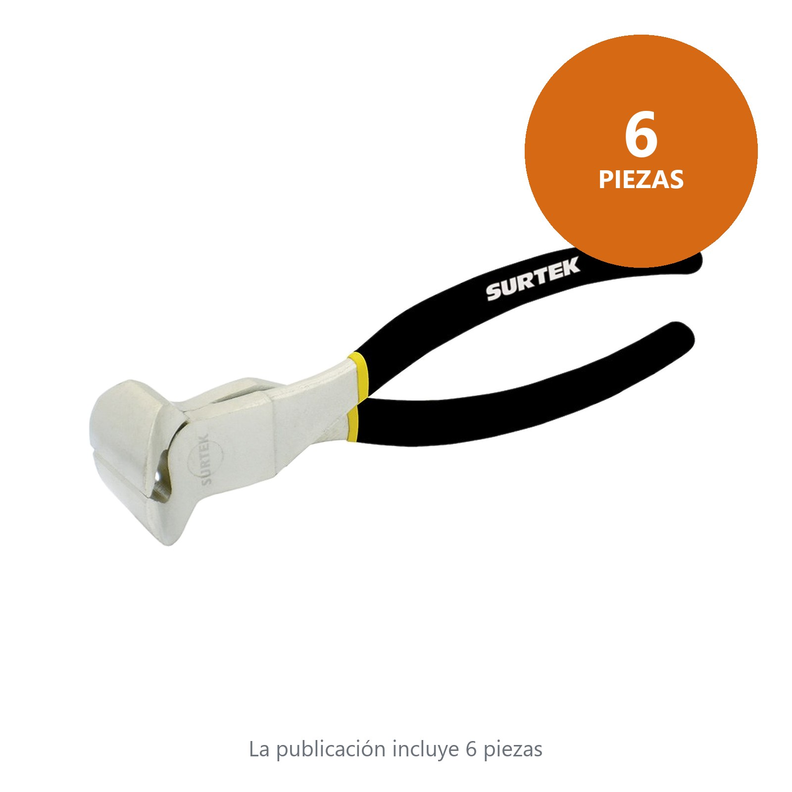 Tenaza plafonera 8" mango con doble recubrimiento Surtek - Imagen 2