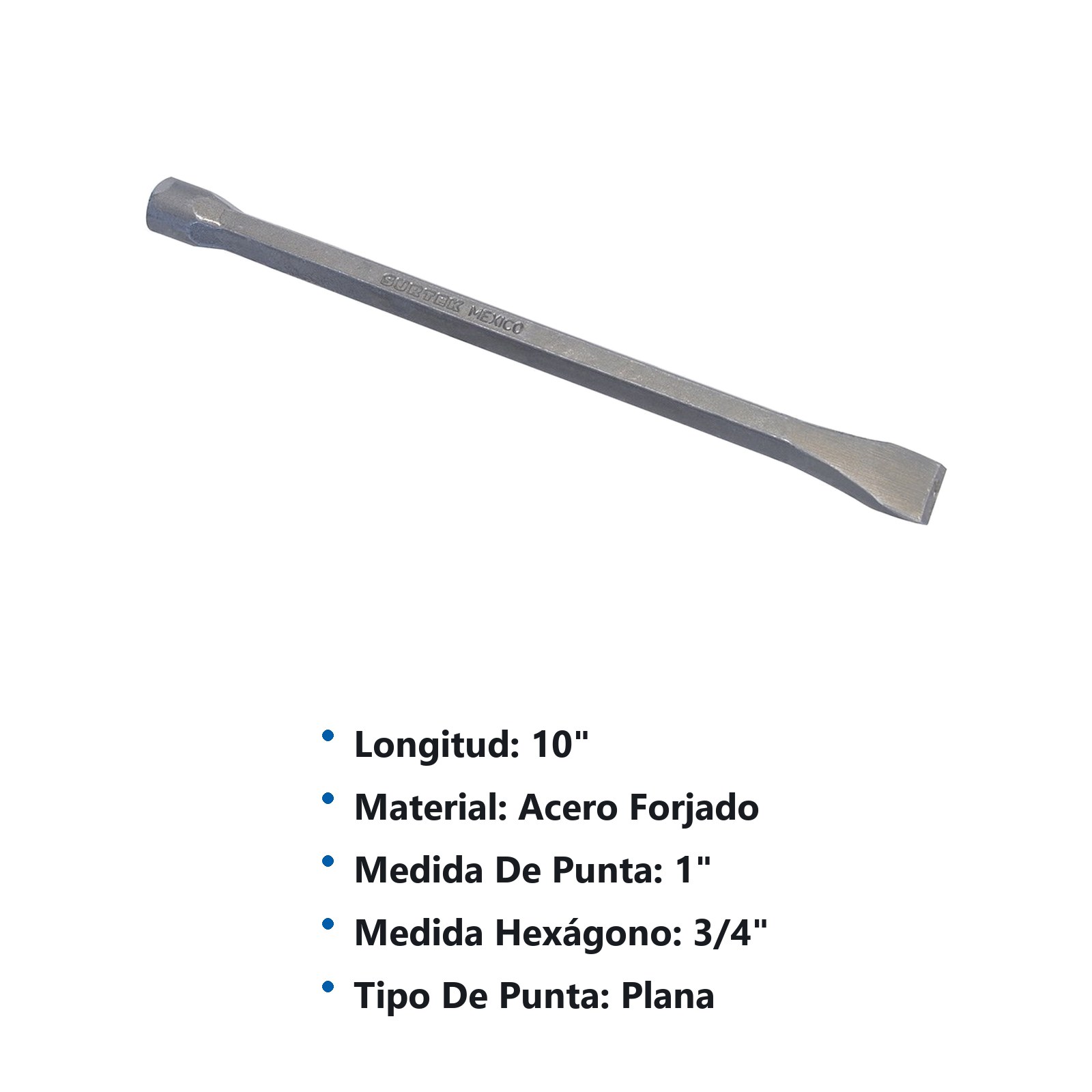 Cincel corta frío 1", 10" Surtek - Imagen 3