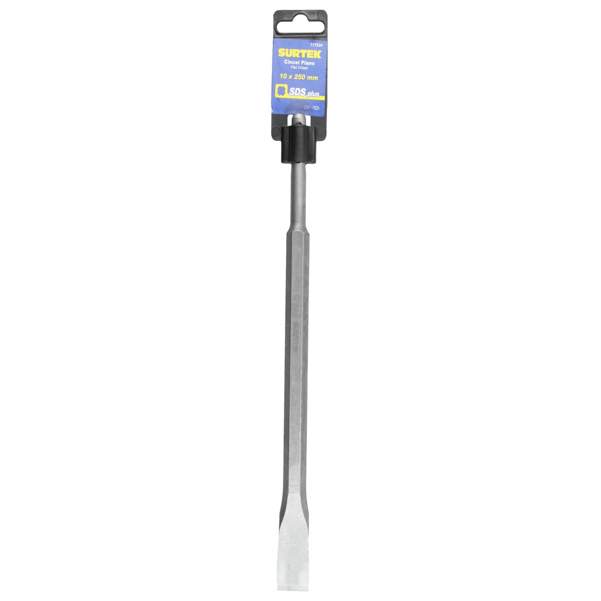 Cincel corta frío plano SDS PLUS 10 mm x 250 mm Surtek - Imagen 3
