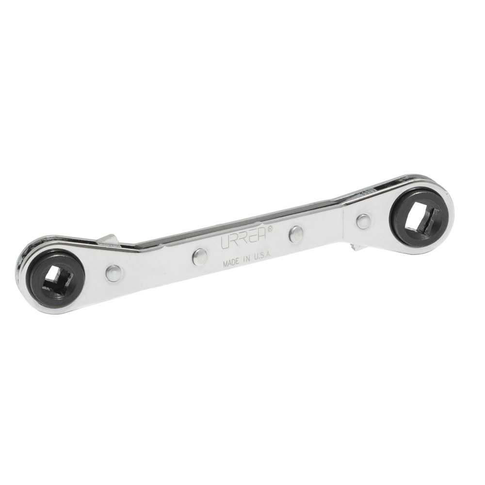 Llave de estrías de matraca para refrigeración en pulgadas, 1/4" x 3/16"- 3/8" x 5/16" Urrea