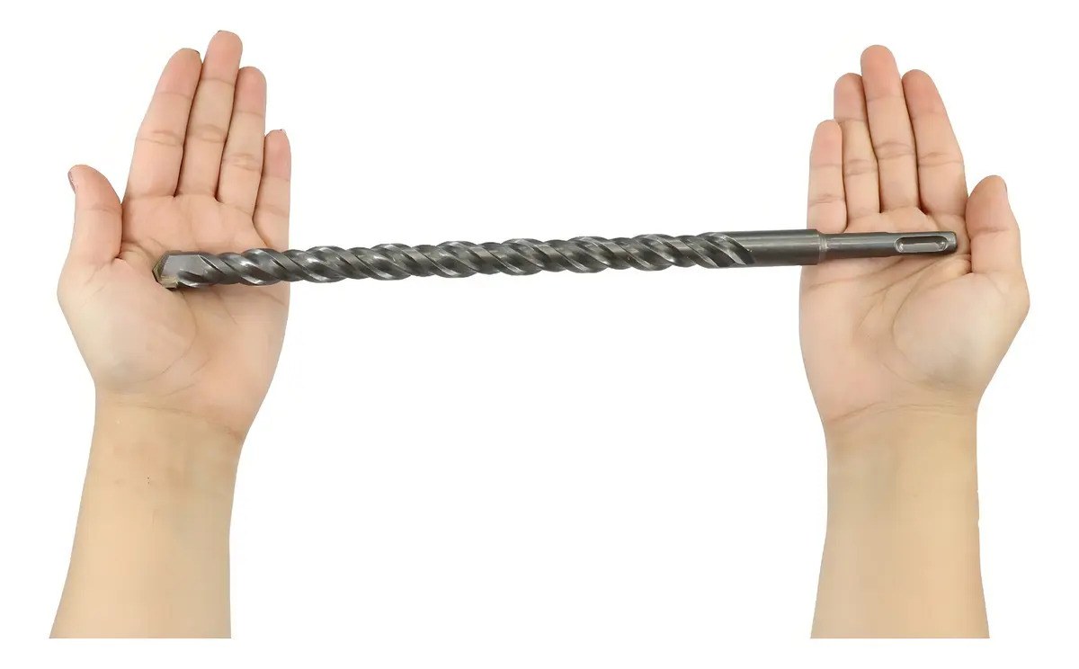 Broca para concreto de acero SDS PLUS 3/4" x 12" con punta de tungsteno Surtek - Imagen 4