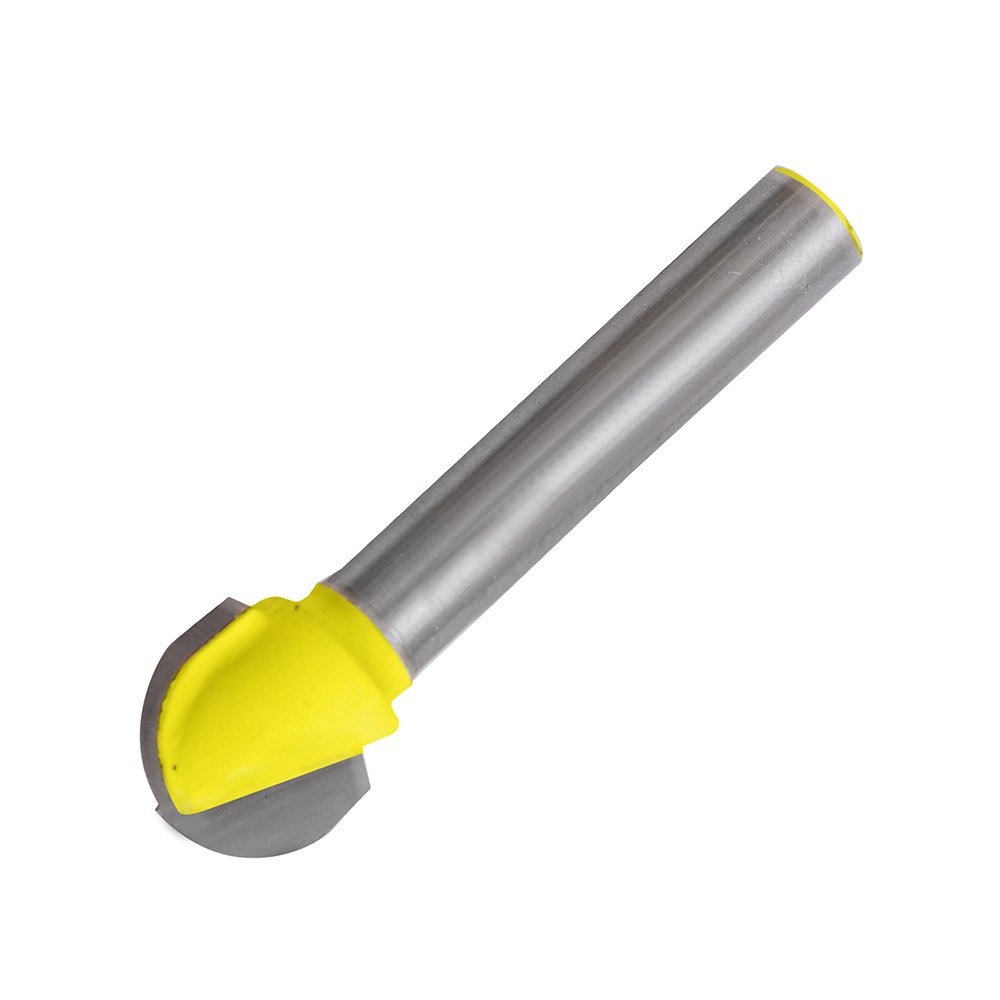 Broca para router de acero de media caña 1/2" zanco de 1/4" Surtek