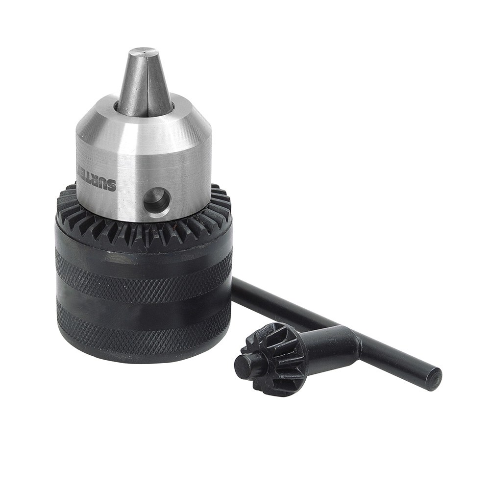 Broquero 1/2", rosca 1/2" - 20 NF con llave Surtek