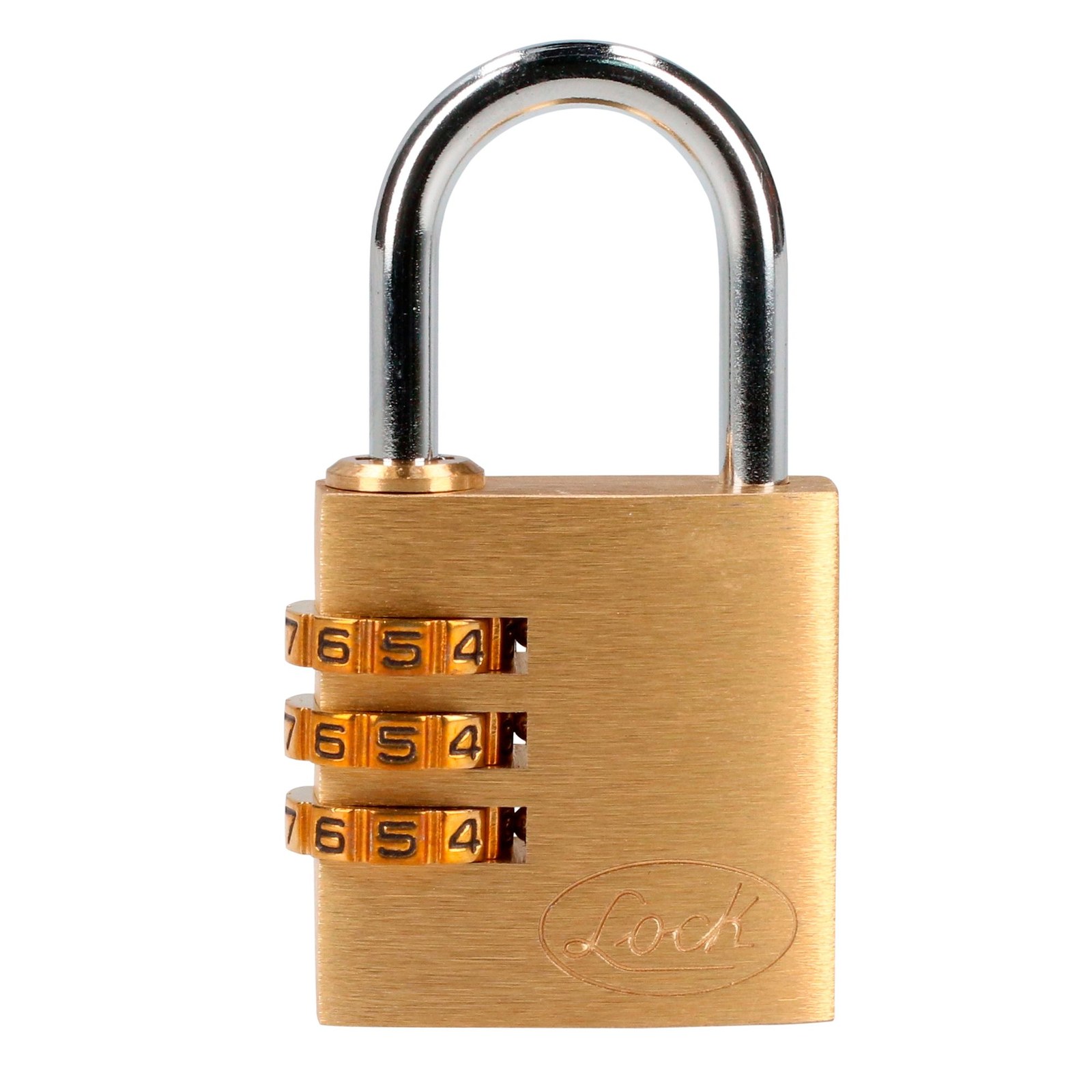 Candado de combinación programable para maleta, latón, 30 mm Lock - Imagen 3