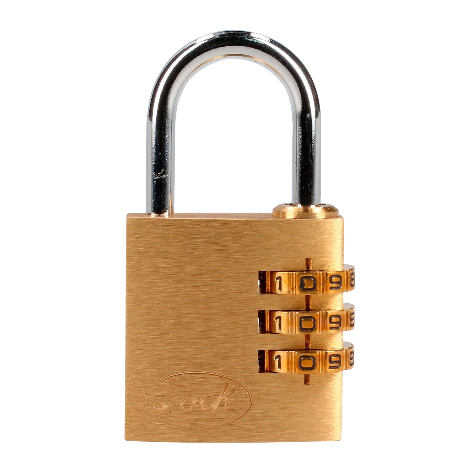 Candado de combinación programable para maleta, latón, 30 mm Lock - Imagen 4