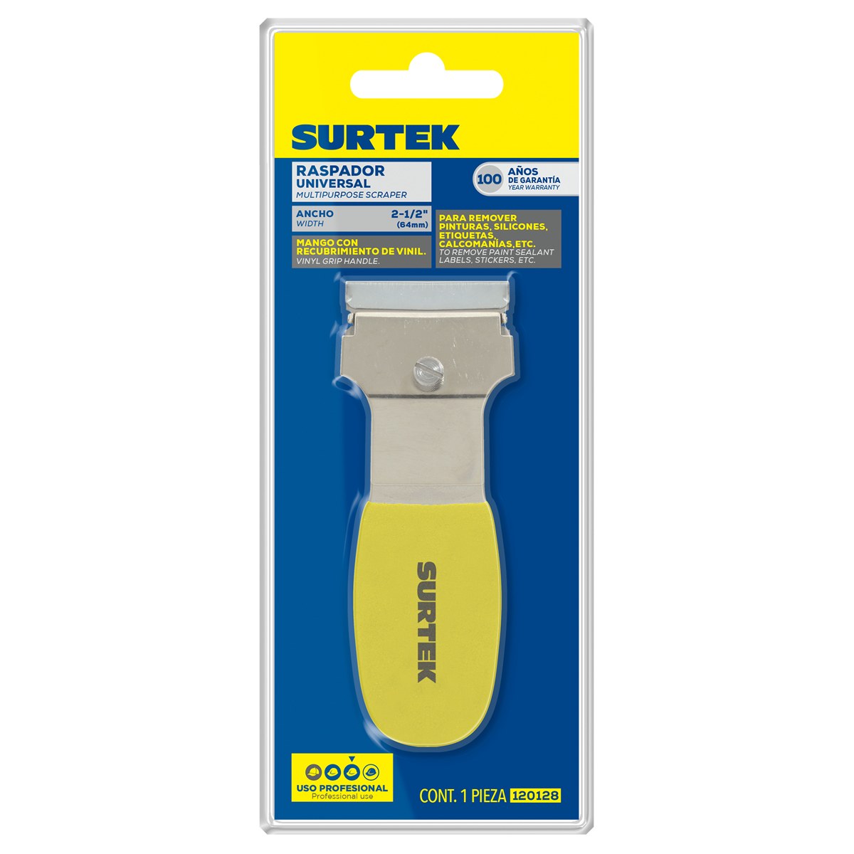 Raspador de vidrio 1-1/2" Surtek - Imagen 2