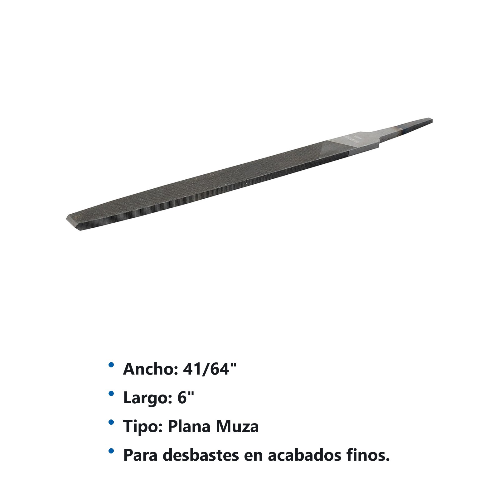 Lima plana muza 6" Surtek - Imagen 3