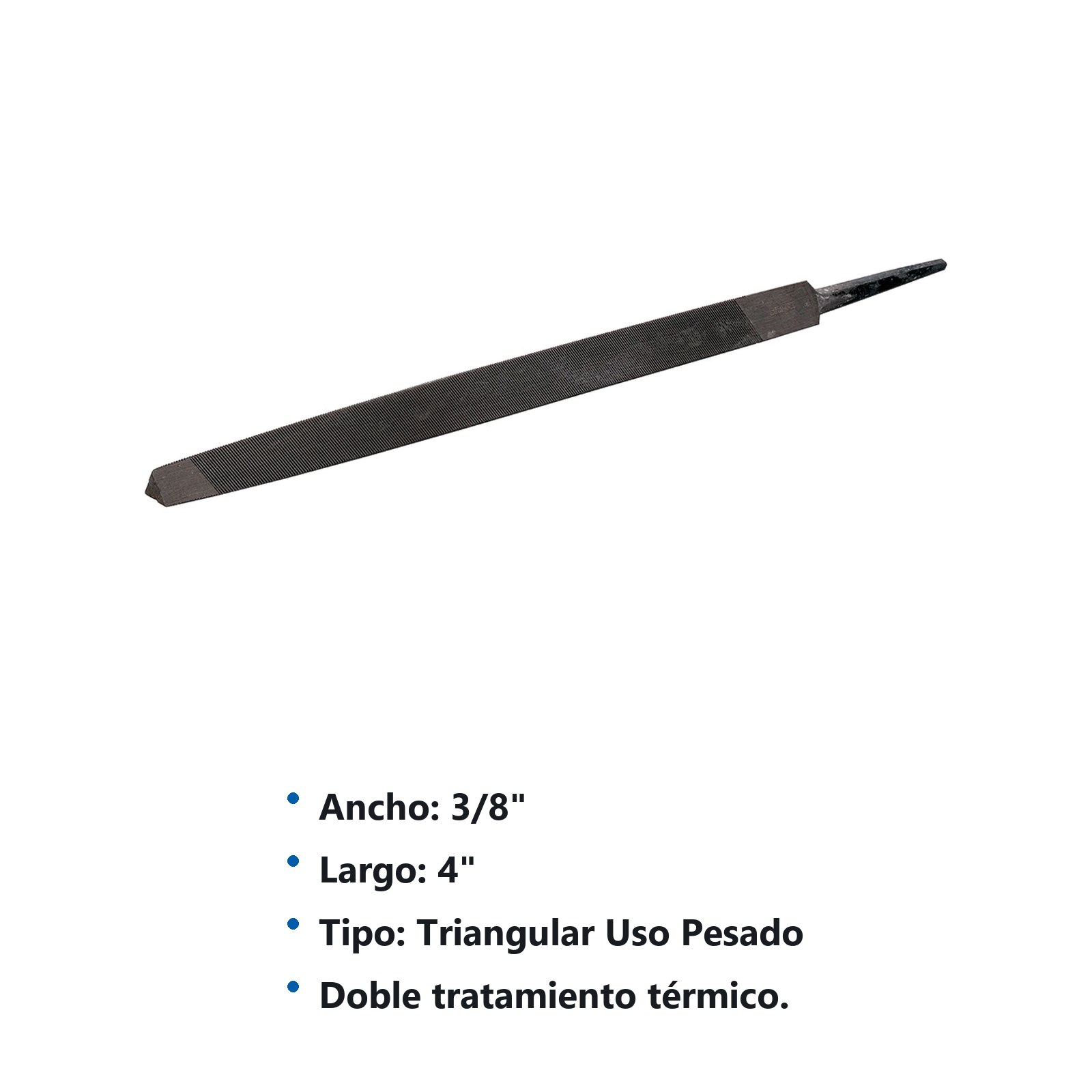 Lima triangular 4" Surtek - Imagen 3