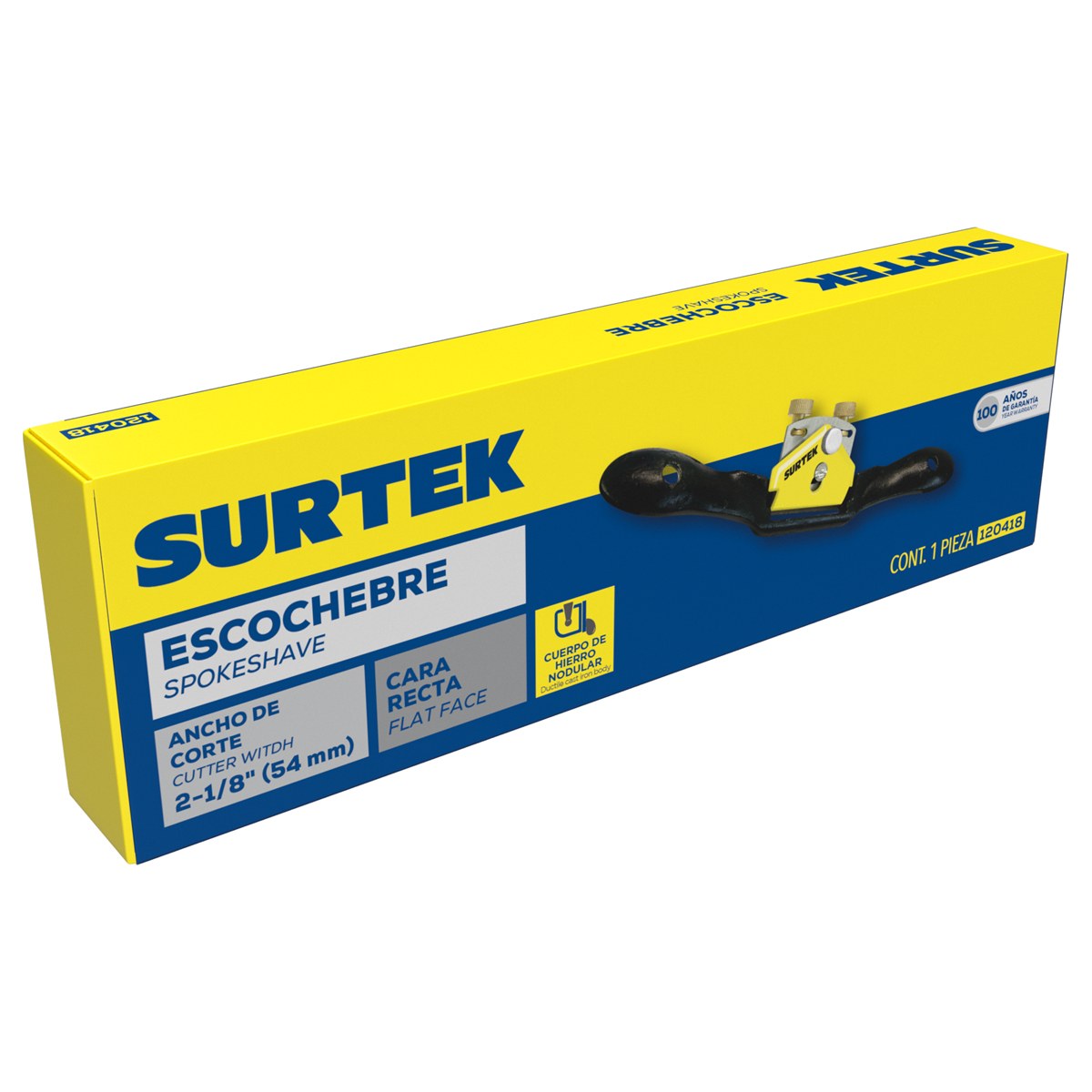 Escochebre cara recta 2-1/8" Surtek - Imagen 2
