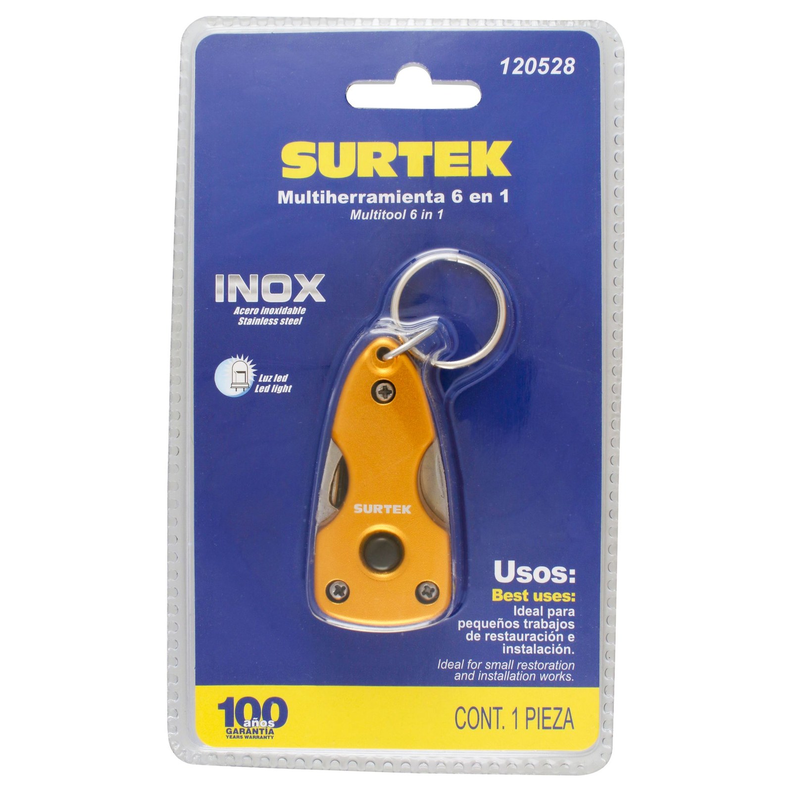 Pinza multiherramienta 6 en 1 tipo llavero Surtek - Imagen 3