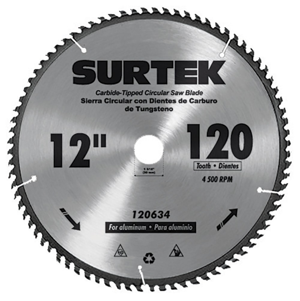 Disco para sierra circular para corte madera 40 dientes, 12" Surtek