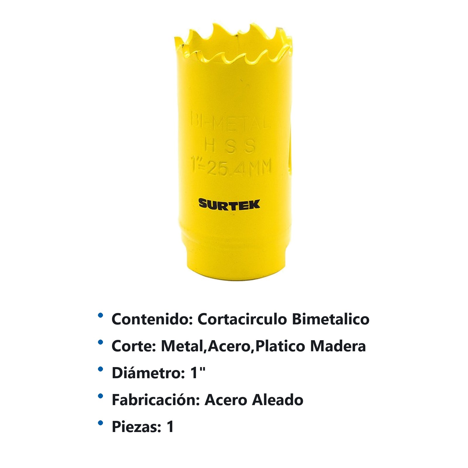 Cortacírculos bimetálico 1" Surtek - Imagen 3