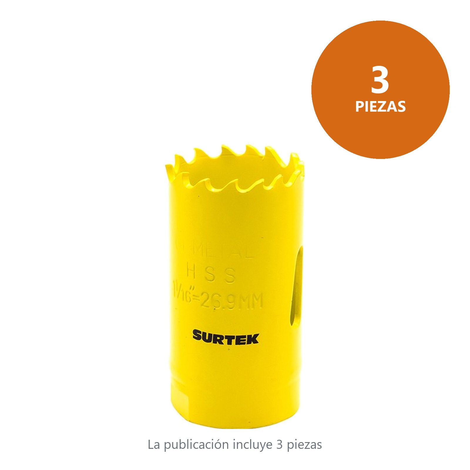 Cortacírculos bimetálico 1-1/16" Surtek - Imagen 2