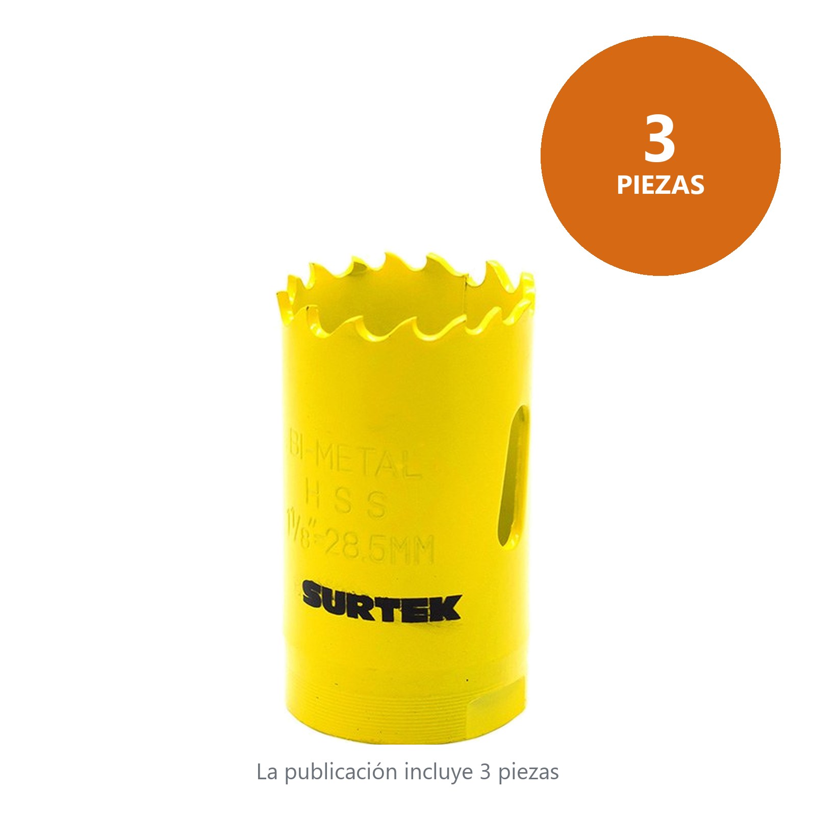 Cortacírculos bimetálico 1-1/8" Surtek - Imagen 2