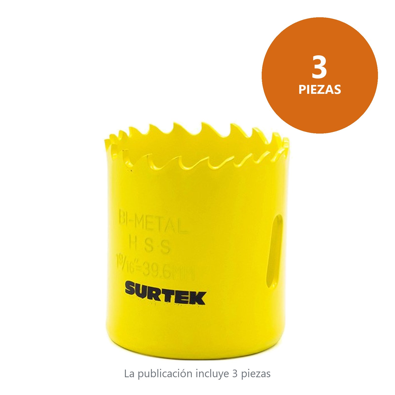 Cortacírculos bimetálico 1-9/16" Surtek - Imagen 2