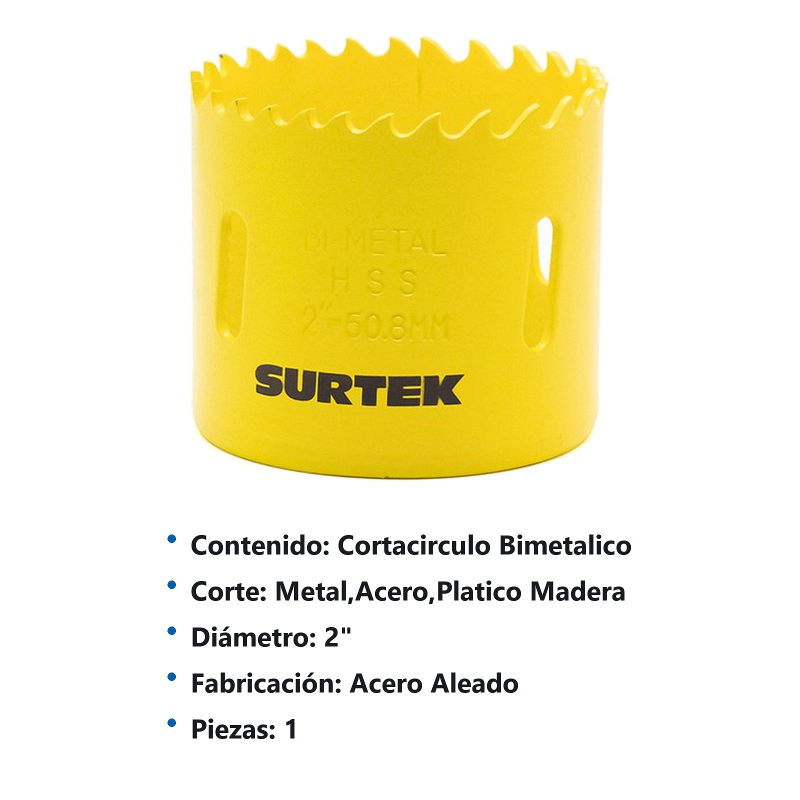 Cortacírculos bimetálico 2" Surtek - Imagen 3