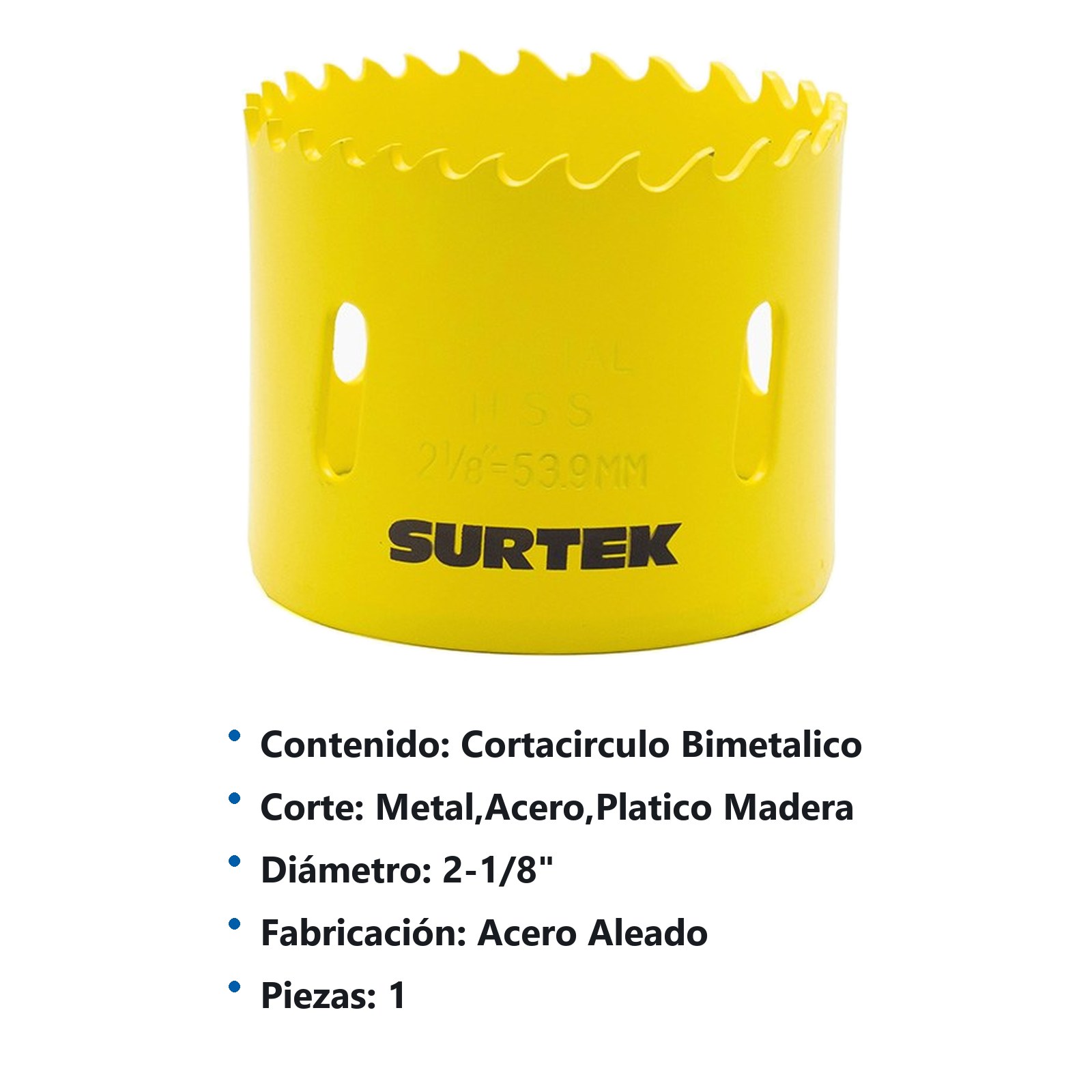Cortacírculos bimetálico 2-1/8" Surtek - Imagen 3
