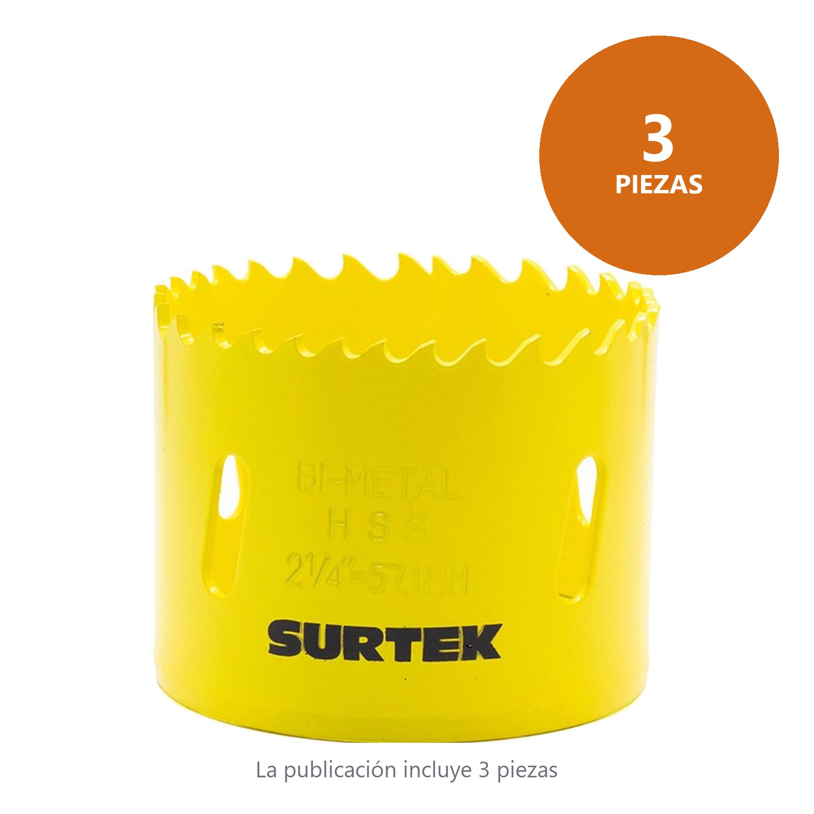 Cortacírculos bimetálico 2-1/4" Surtek - Imagen 2