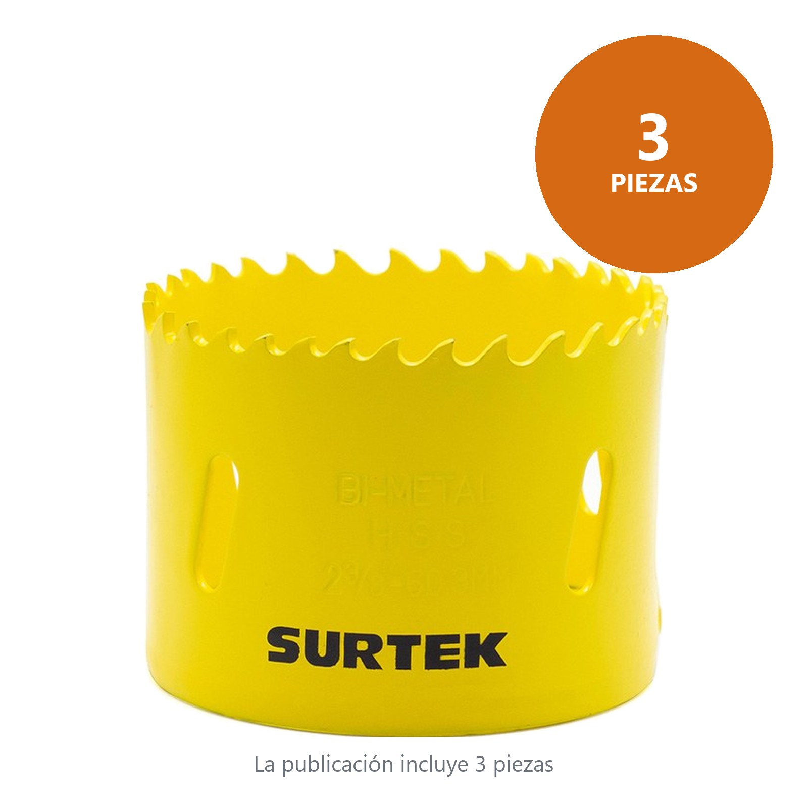 Cortacírculos bimetálico 2-3/8" Surtek - Imagen 2