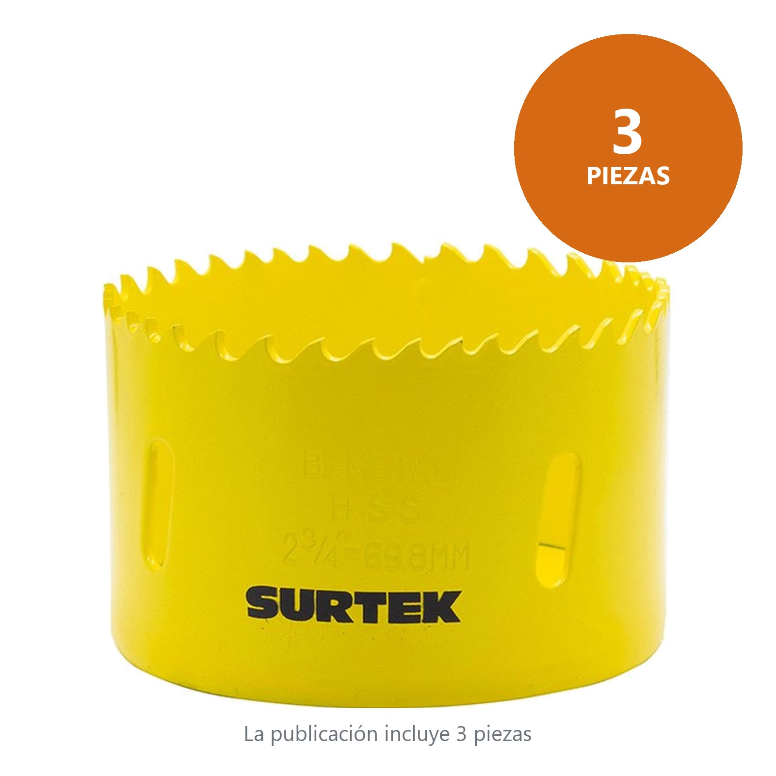 Cortacírculos bimetálico 2-3/4" Surtek - Imagen 2